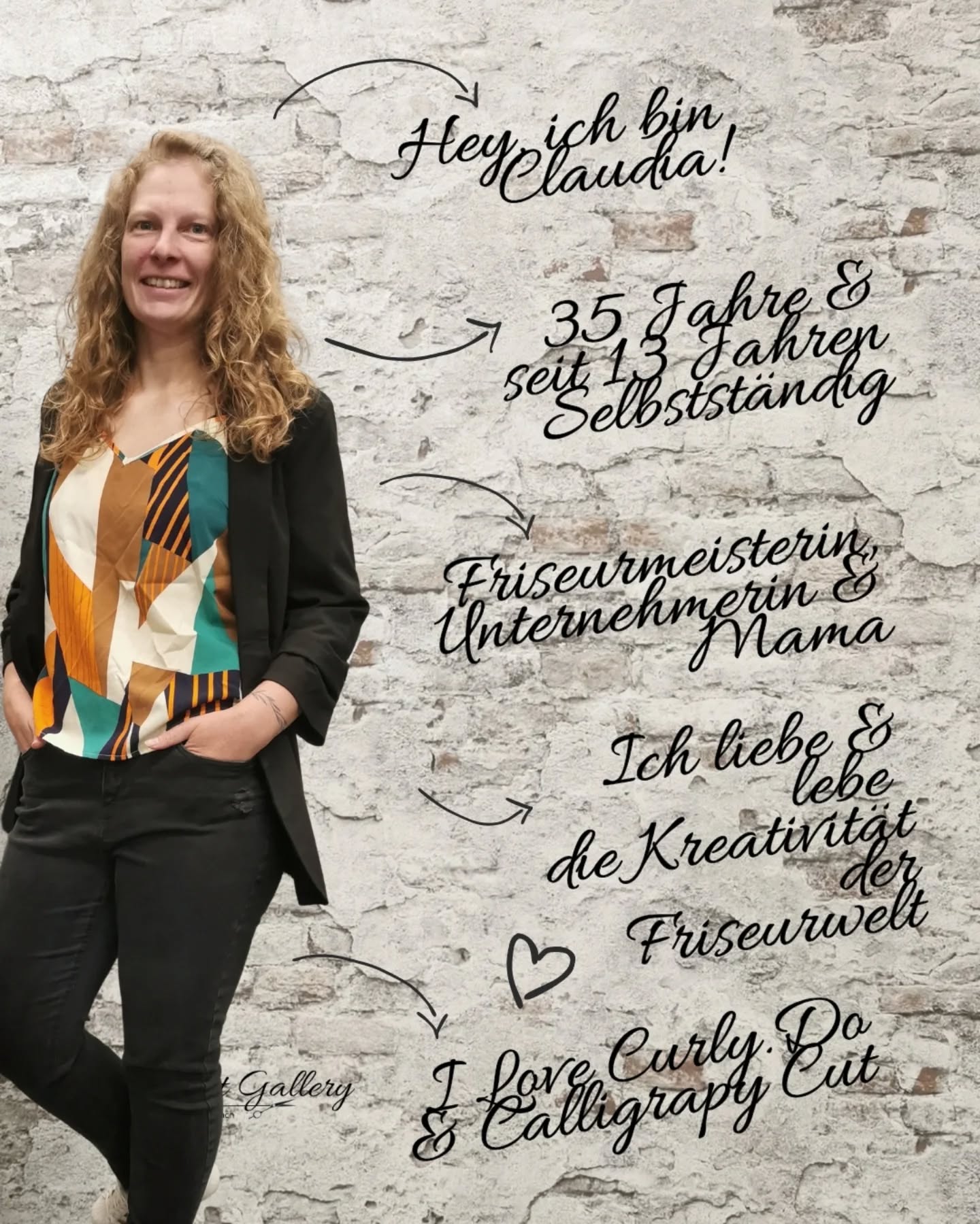 Fakten über mich....
Ich bin 35 Jahre, seit 13 Jahren selbstständig. 🎉
Friseurmeisterin, Unternehmerin und Mama eines tollen Sohnes.💙💚
Ich liebe & lebe die Kreativität der Friseurwelt. 🎨
Ich liebe Curly.Do und Calligraphy Cut 💇🏼♀️
FRISEURSALON
UNTERNEHMERIN
MAMAWELT
CURLY.DO
CALLIGRAPHY CUT CURLS
#friseurberuf #salonprenzlauerberg #hairstyling #mamawelt #jungsmama #hairartgalleryberlin #unternehmer #friseurunternehmerin