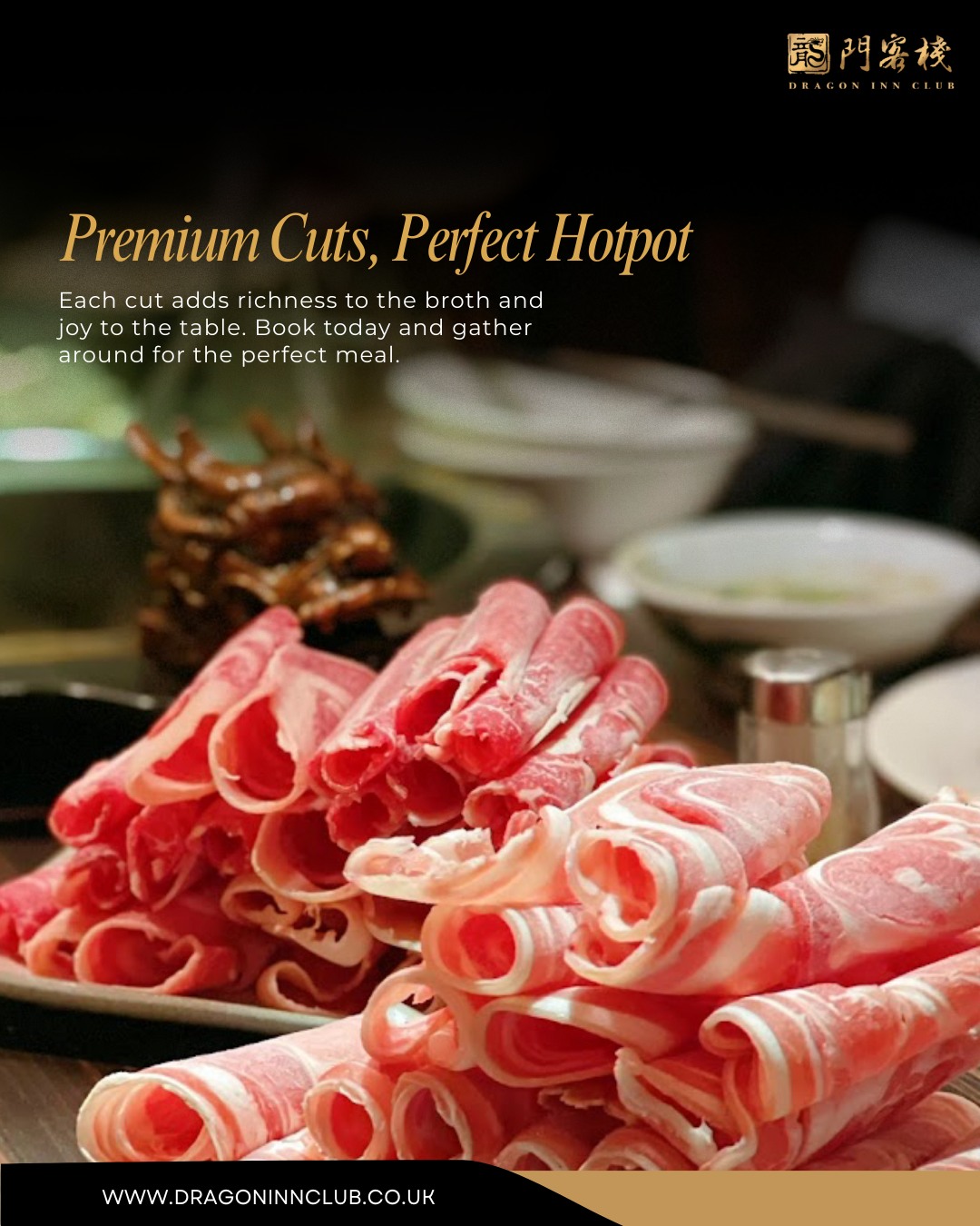 Hotpot is incomplete without the finest cuts of meat. Savour melt-in-your-mouth selections that elevate every bite. Reserve online and enjoy a feast worth remembering.
#Dragoninclub #Sichuan #Sichuanhotpot #dimsum #london #pimilco #londonvictoria #buckinghampalace #chelsea #theatres