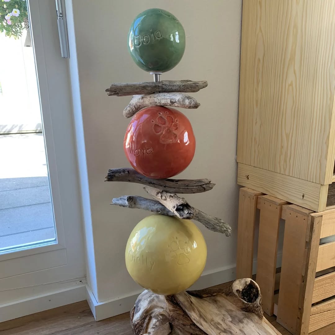 Diese wunderschönen Kugeln für eine Stele voller Erinnerungen hat eine tolle Kursteilnehmerin gemacht! Sensationell! 😍