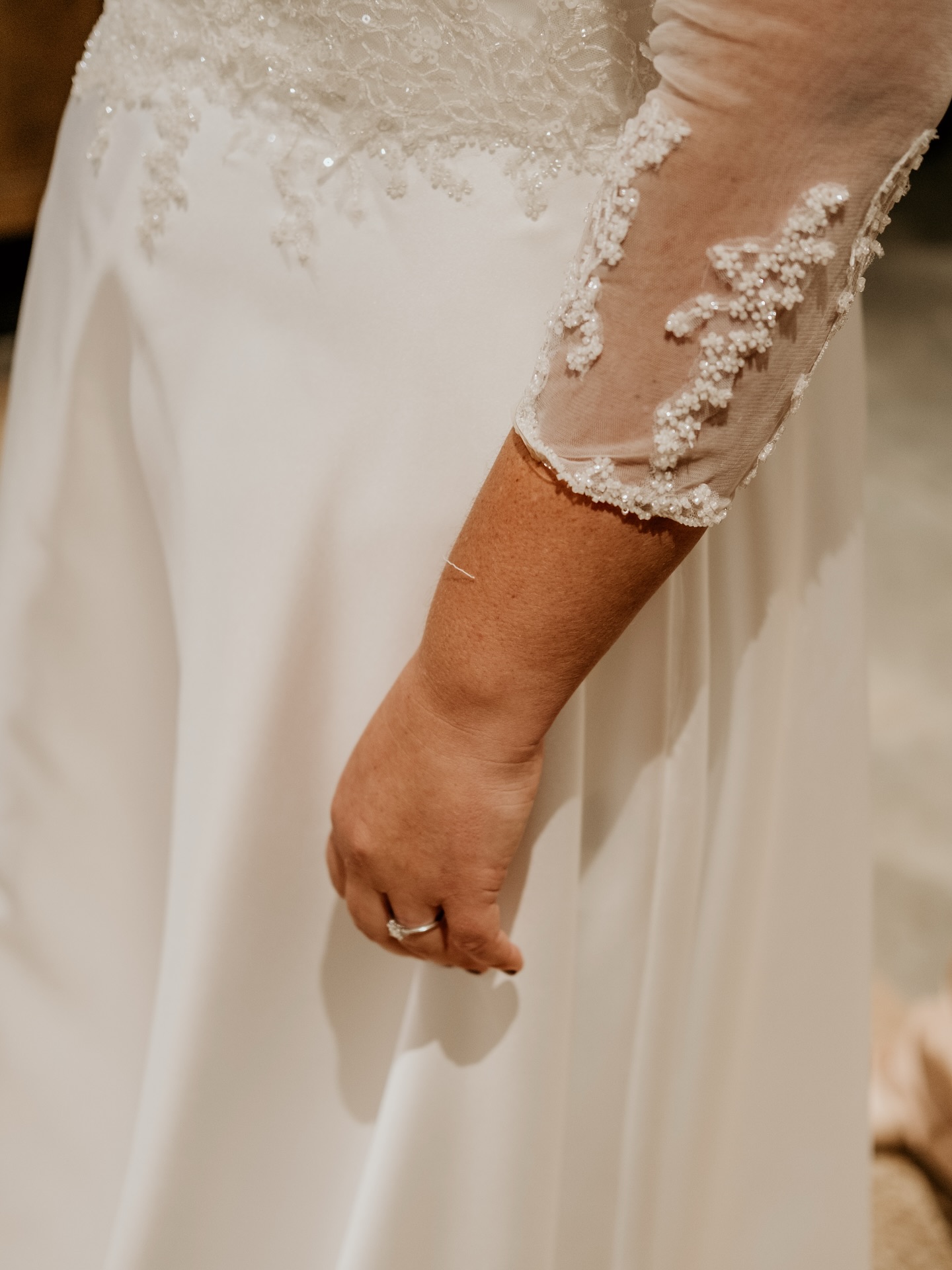 The dress that whispers forever 💍 #weddingdress #wedding #engaged #olivelli #bridetobe