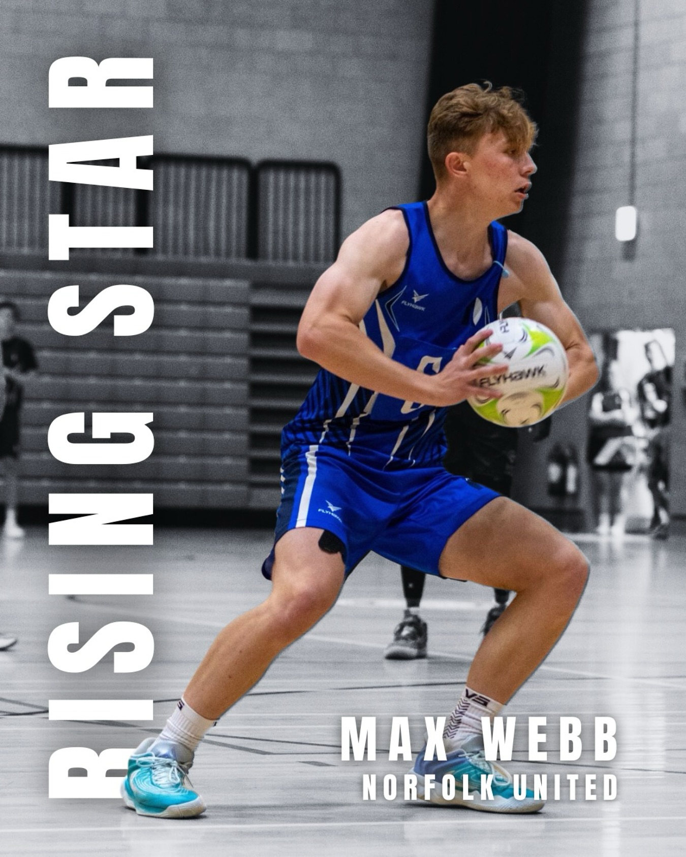 Wild Wild Webb 🤠
A tournament to remember for the young gun from @norfolkunitednc
Nationals 2025 Rising Star: Max Webb
#Nationals2025 #Netball #MensNetball #MixedNetball