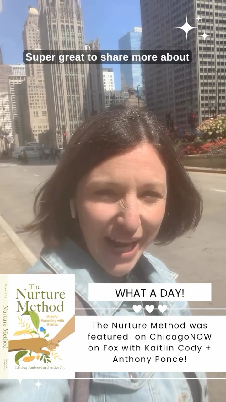 Grateful to be a guest on ChicagoNOW on @Fox32Chicago with @Kait.Cody and @Anthonyponcetv
Sharing mindfulness tools and practices for new parents from the book I co-wrote with @ardenjoy The Nurture Method by @bloomsburypublishing .
#mindfulness #mindfulnesswithbabies #familylife #mindfulhome #presence #mentalheath