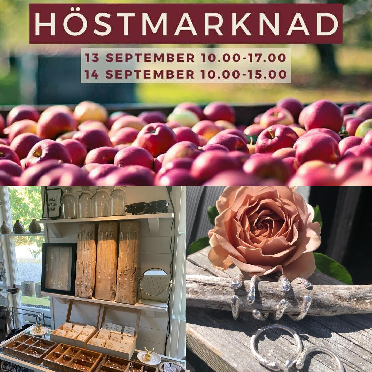 13-14 September är det Höstmarknad på Visingsö. Välkomna🍎