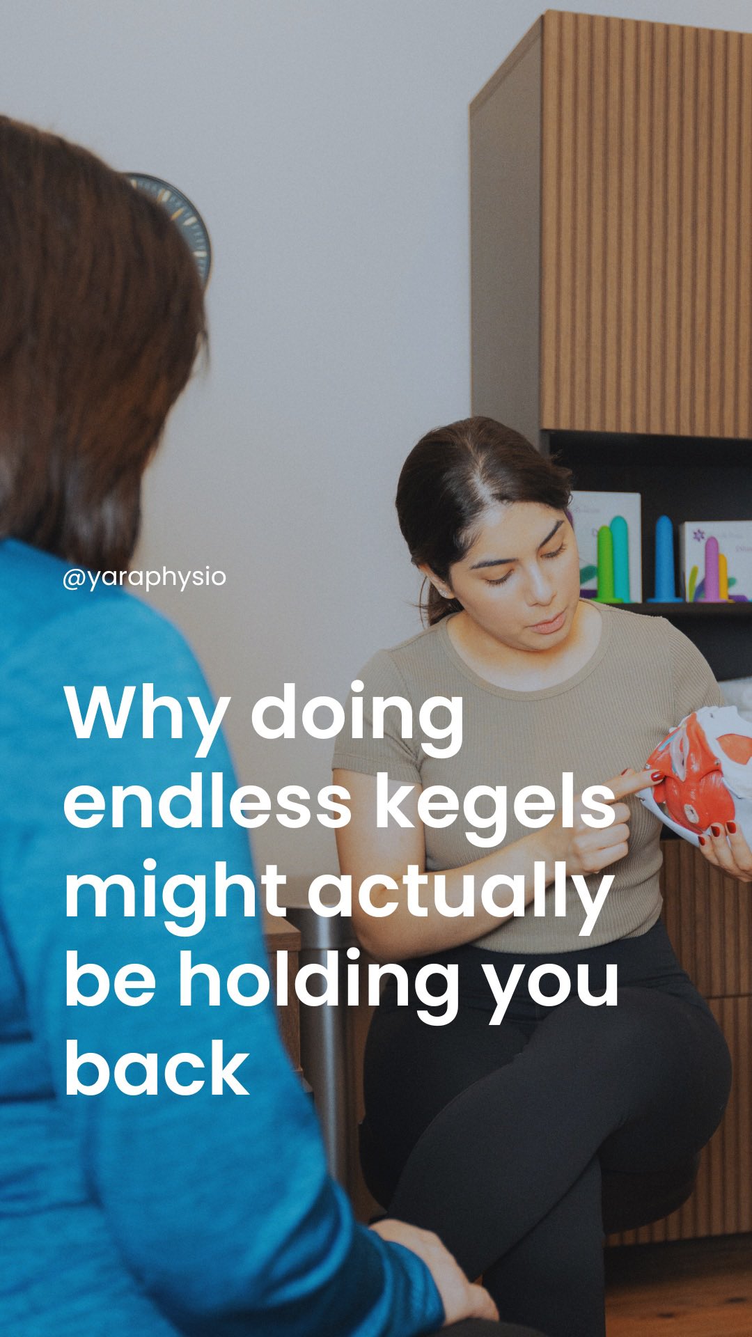 Kegels are not the all and be all of pelvic floor rehab!
They are an amazing starting point IF the root cause of the problem is coming from a muscle weakness issue.
But, if you’ve been doing endless kegels for months and are seeing no improvement in your symptoms, it might be because they were not the right treatment strategy for you or your problem 💦
Leaks can be coming from a multitude of causes and from experience, when experienced lifters are leaking in the gym, it’s rarely a muscle weakness issue.
Maybe it’s time to take a look at the problem from a different angle and assess other potential causes to your leaks!
👉 Share this post with a friend who needs to hear this!
#urineleaks #stressurinaryincontinence #pelvicfloorphysio #montreal