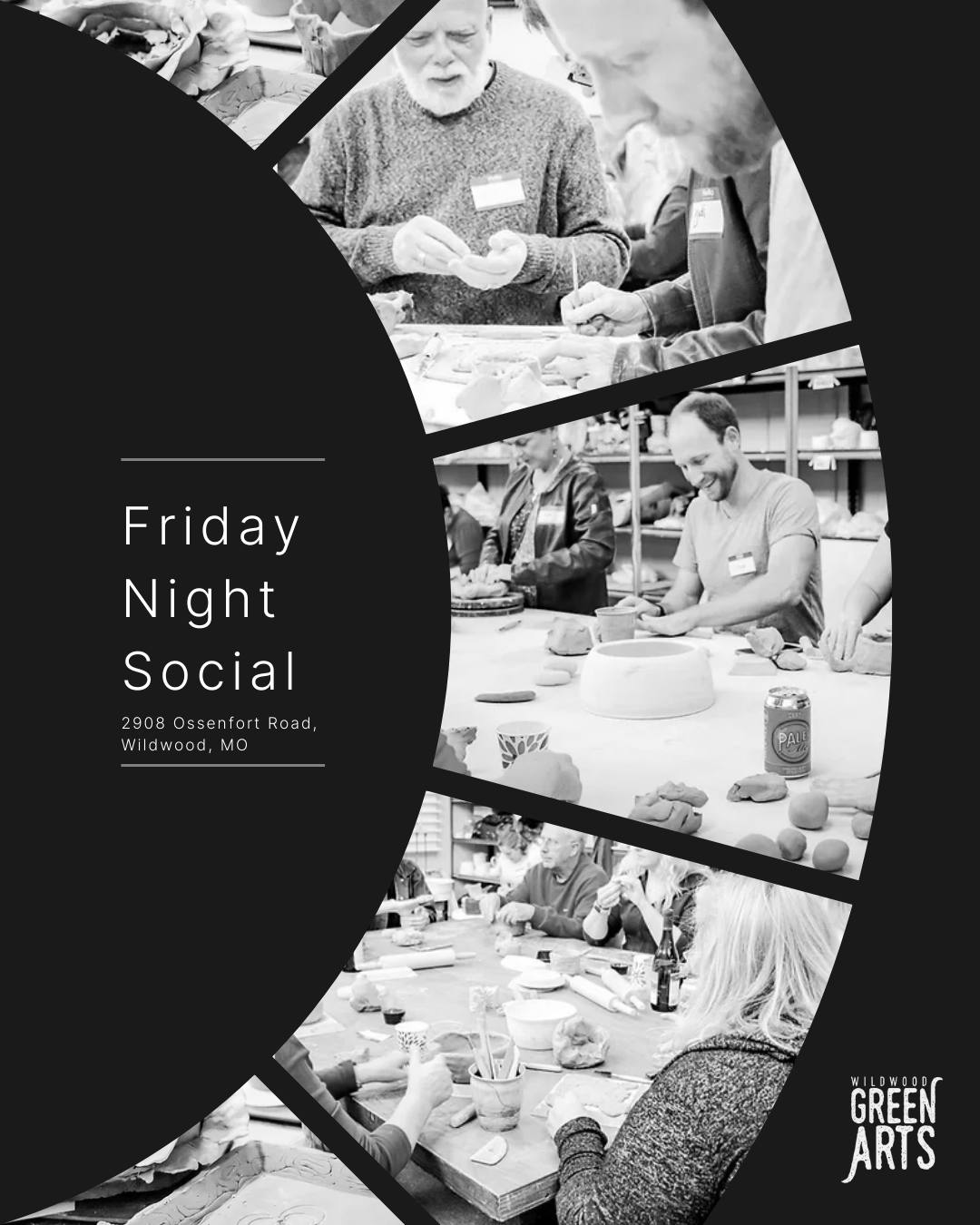 🎉 Friday Social Night
Join us for clay, creativity, and community at our monthly Friday Social Night. Perfect for unwinding and connecting!
🗓️ Every last Friday of the month — 6:30PM–9PM (Sept 26)
📍 2908 Ossenfort Road, Wildwood, MO
🔗 https://zurl.co/JILaW