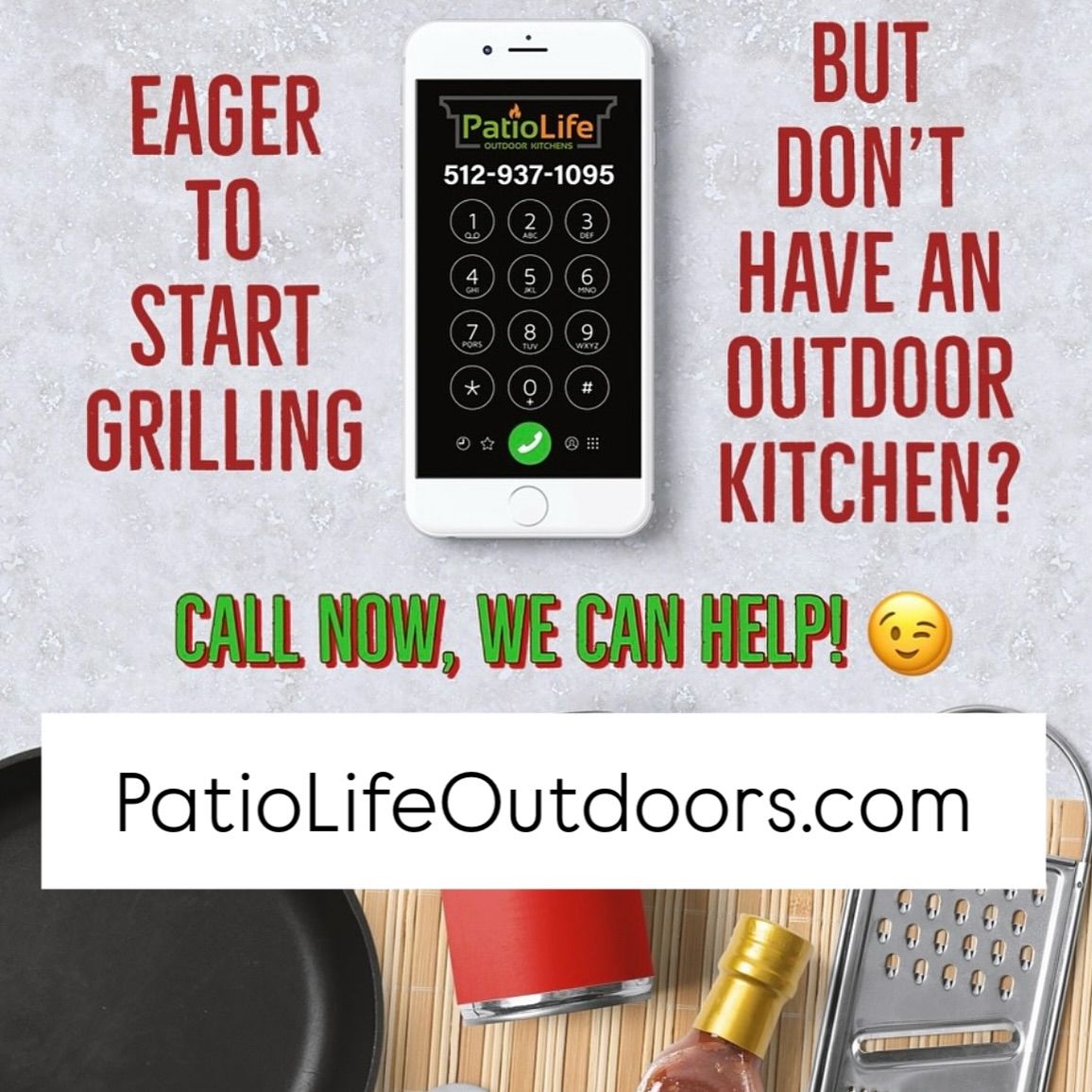 Happy Labor Day! Add an outdoor kitchen and be ready for every holiday cookout. 🔥👌🏽