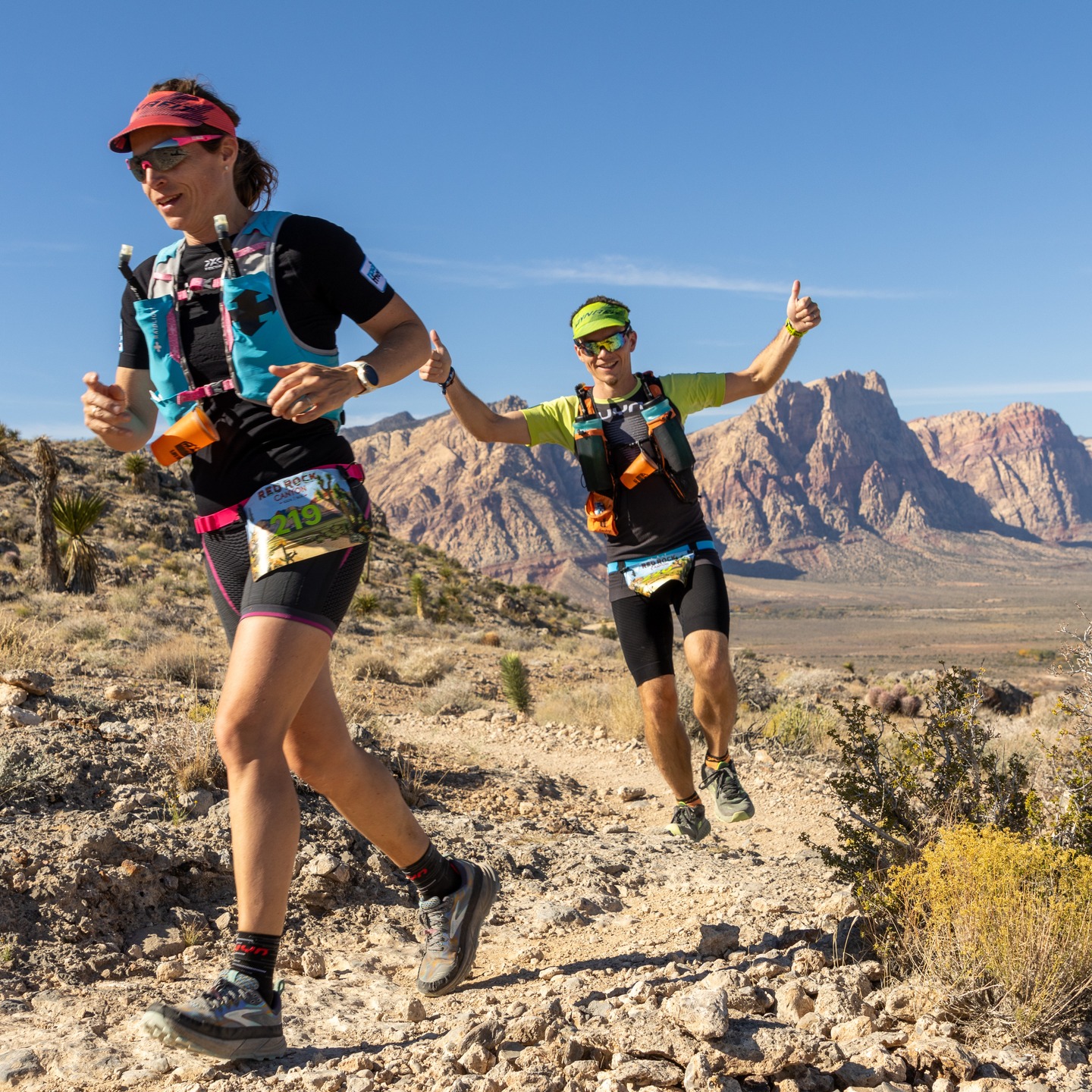 Red Rock Canyon 100k is Nov 8th, 2025. Join us in Las Vegas, NV for an incredible journey across the entirety of Cottonwood Valley! Check the link in our bio for more details! Photo - @kevlvphotography