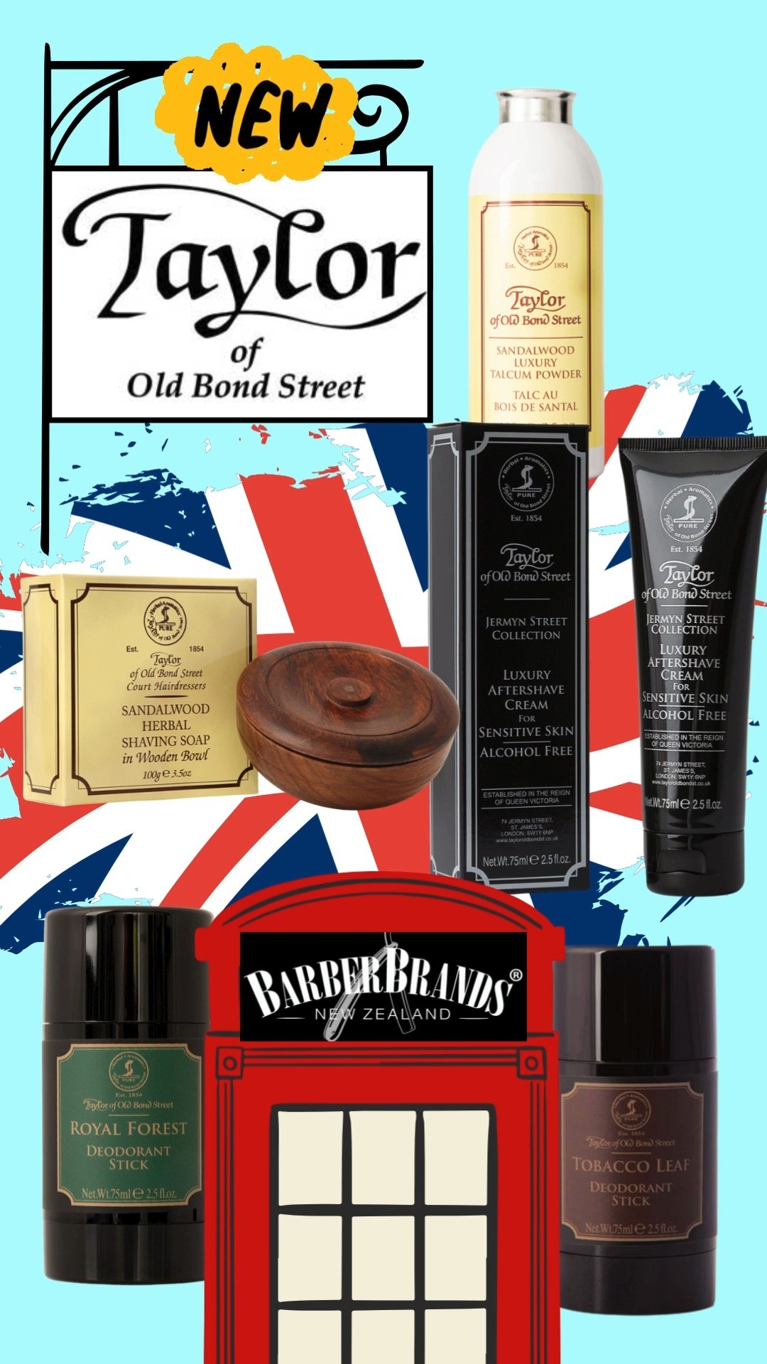 NEW in at Barber brands New Zealand- Taylor Of Old Bond Street- superb shaving creams and aftershaves- try them out!
Link in bio
#barberbrandsnewzealand #wholesalenz #nzwholesale #fathersdaynz #hamiltonbarbers #supportlocalbusinessnz #newzealandbarber #supportnzbusiness #barbernz #hamiltonbarber #nzbarbers