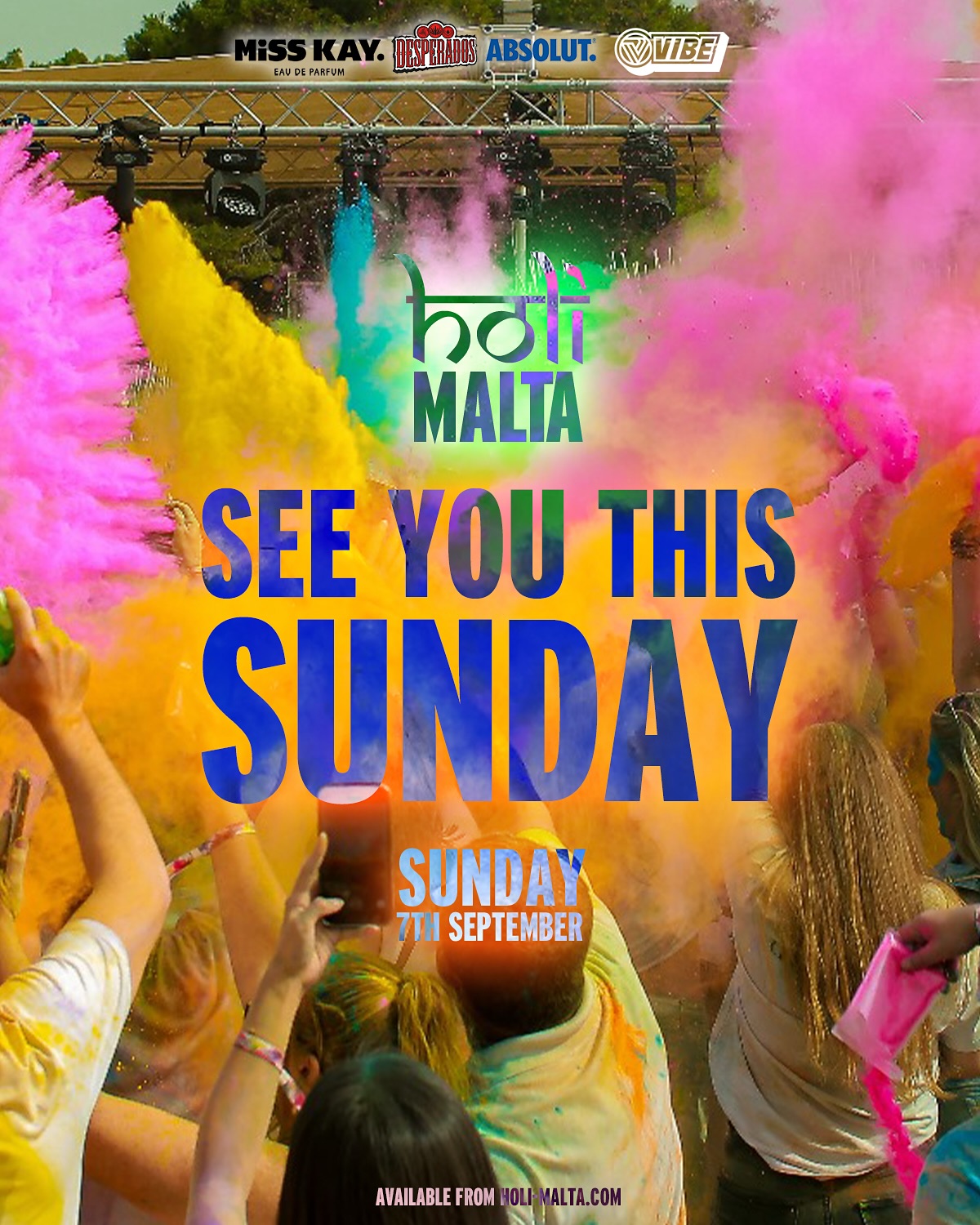 Prepare to experience the colours of HOLI under the Mediterranean sun like never before! 🌞✨
Tickets are selling out so don’t forget to secure your spot.
🎟️ TICKETS 🔗 Link in bio.