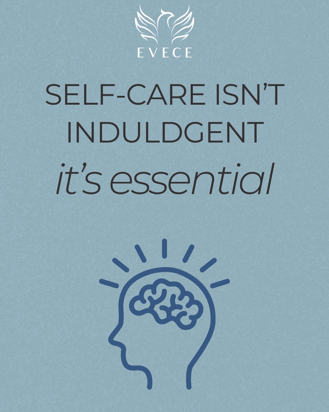 Self-care isn’t indulgent—it’s essential. 🍂
Try this simple reset:
🧘♀️ 5 min meditation
📵 30 min screen break
☕ Enjoy your favorite warm drink mindfully
💚 Which one will you try today?
.
.
.
#EVECE #SelfCareSeptember