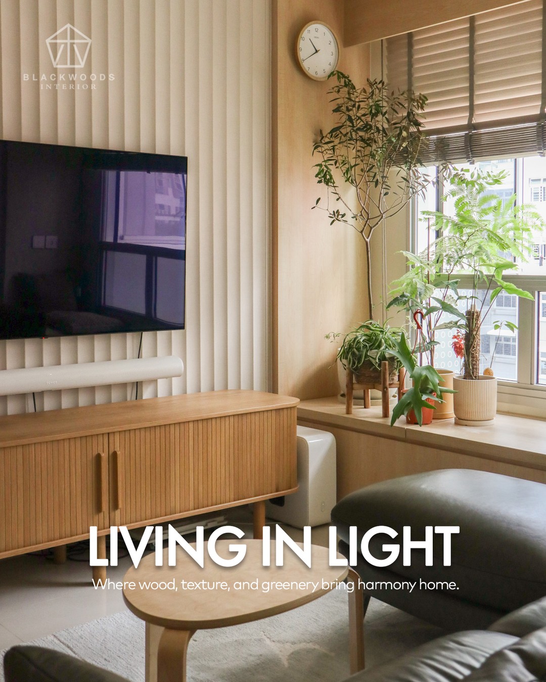 Soft lines, warm tones, and natural textures come together to shape a serene home. From wood grain details to calming greenery, every corner is designed for balance, comfort, and timeless calm.
#blackwoods #blackwoodsinterior
#interiordesignsg #singaporehomes
#quietluxury #modernminimalist
#contemporaryinteriors #neutralpalette
#designinspo