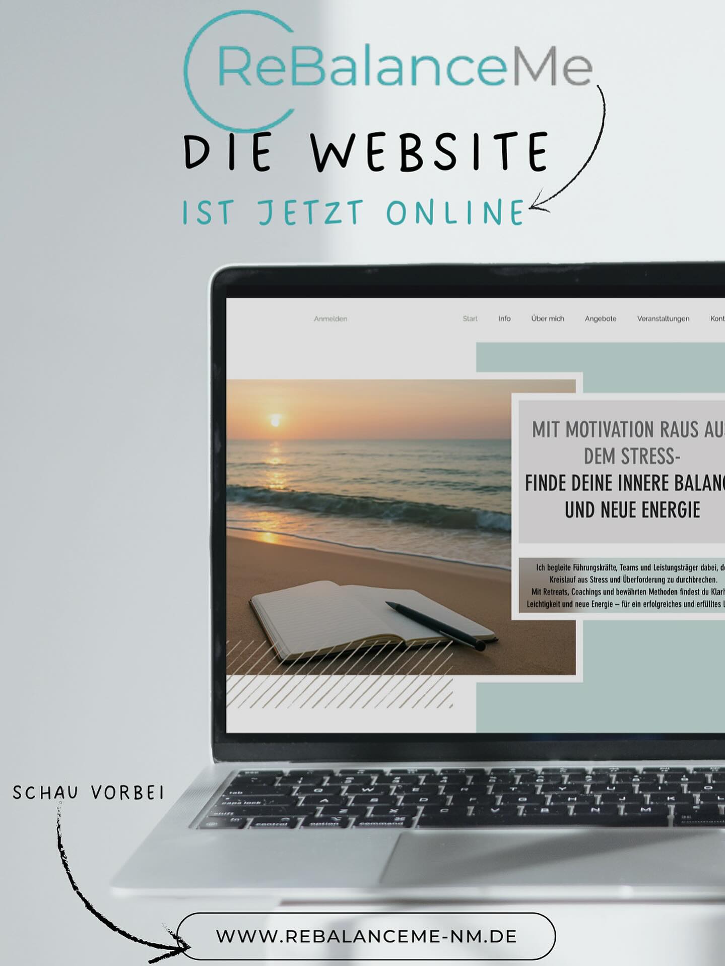 📣 Die Website ist Online!
„Motivation statt Stillstand- mein Coaching geht tiefer!“
Möchtest du gezielt an dir arbeiten und den Stress langfristig reduzieren?
Dann schau mit dem Link in der Bio auf der Website vorbei, lasse eine Nachricht da oder buche direkt das erste „Vitalstress-Retreat!
Ich freue mich auf dich! ✨
_______________________________________________
#stressbewältigung #stressfree #coaching #startnow #newwebsitelaunch #stress
