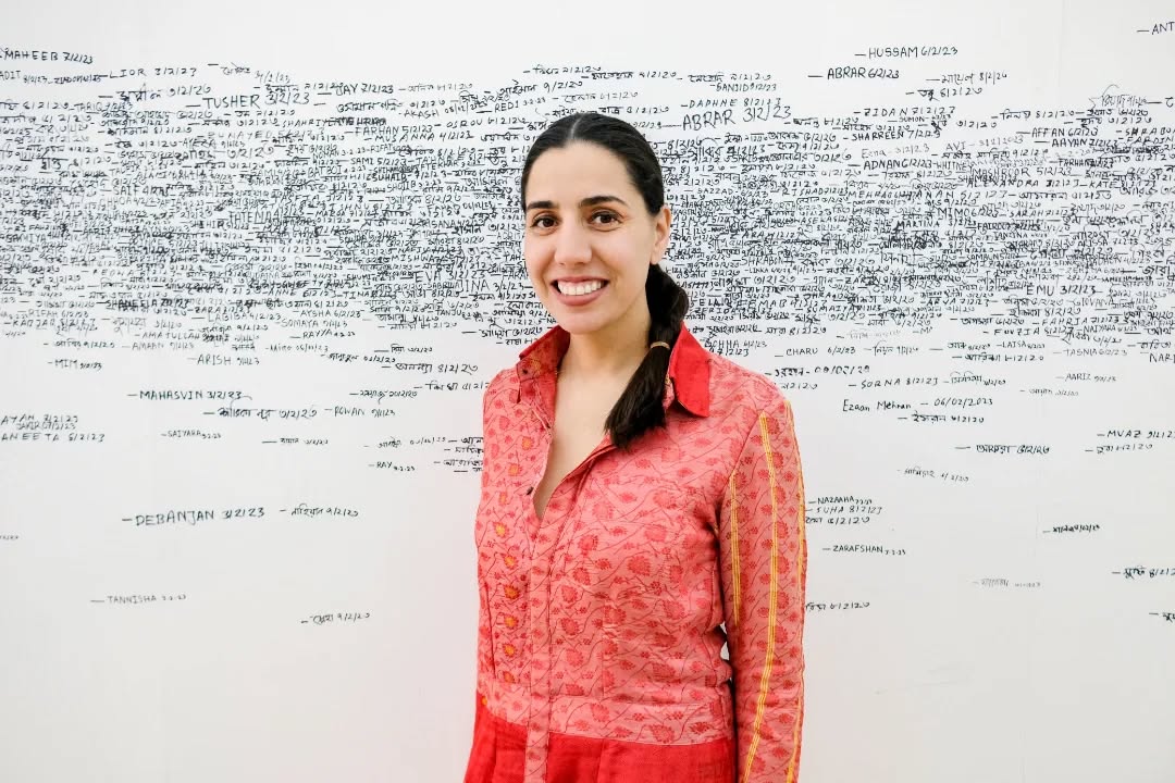 Congratulations to our Artistic Director Diana Campbell on curating the inaugural edition of the Bukhara Biennial 2025, ‘Recipes for Broken Hearts’, which opens today.
Diana’s curatorial journey, rooted in over a decade of shaping the Dhaka Art Summit into one of South Asia’s most dynamic cultural platforms, has centered on building conversations between artists, researchers, and communities. Through her work as Chief Curator of the Dhaka Art Summit and Samdani Art Foundation, she has pushed for ways of seeing that move beyond a Western gaze, situating artistic practices within South Asian and broader Asian contexts while connecting them to global discourses. Her research and vision have opened pathways for knowledge production that challenge dominant narratives and foreground local and regional perspectives, positioning her as the ideal curator to lead the inaugural Bukhara Biennial.
The Biennial brings together art, craft, culinary rituals, architecture, performance, and healing across Bukhara’s revitalized historic venues, with its thematic core shaped by Uzbek culinary lore—particularly the legend of plov, said to have been created by Ibn Sina to heal a prince’s broken heart.
Marking the first contemporary art initiative of its scale in Bukhara, and one of the largest cultural platforms in Central Asia, it presents new commissions created in Uzbekistan with master artisans and produced by the Uzbekistan Art and Culture Development Foundation. Running until 20 November 2025, it unfolds across newly restored landmarks in Bukhara, recognised by UNESCO as a Creative City of Craft & Folk Art.
Commissioned by Gayane Umerova, Chairperson of the Uzbekistan Art and Culture Development Foundation.
Photograph 1: Diana Campbell at DAS 2023
Photograph 2 & 3: Courtesy Bukhara Biennial website