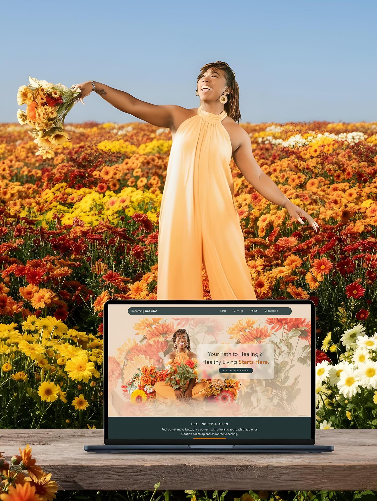 ✨ Just launched: Becoming Doc Ada ✨
Designing this website was about more than pixels and palettes. It was about creating a digital space that feels as warm, vibrant, and empowering as @becomingdocada herself. 🌼
From a serene color story inspired by nature 🌻 to intuitive navigation that makes every visitor feel at home, this project was pure joy to bring to life.