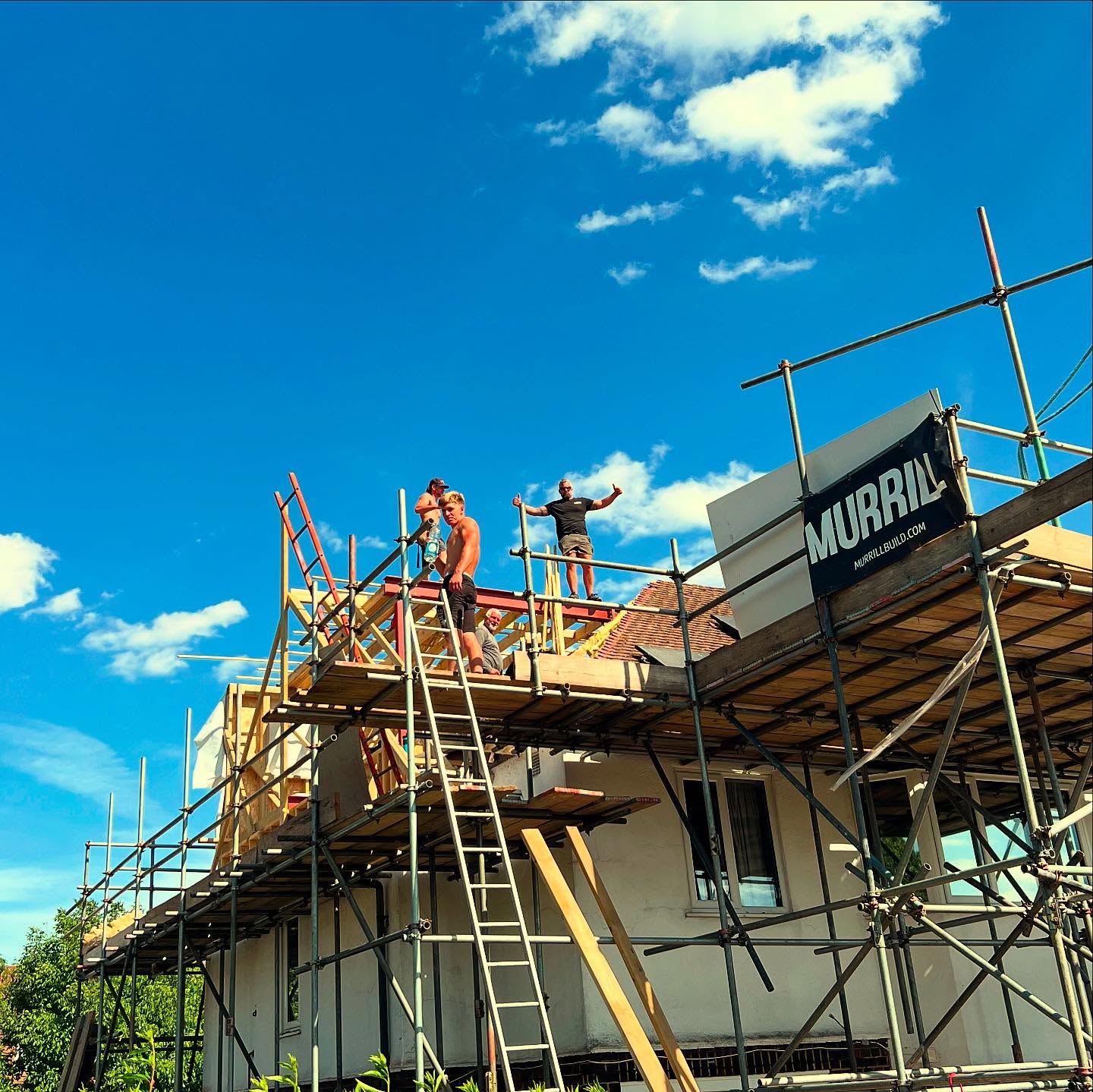 Team Murrill! ✨💥 Anothed job looking coming on amazingly.
#thebestteam #murrill #murrillbuild #carpentry #building