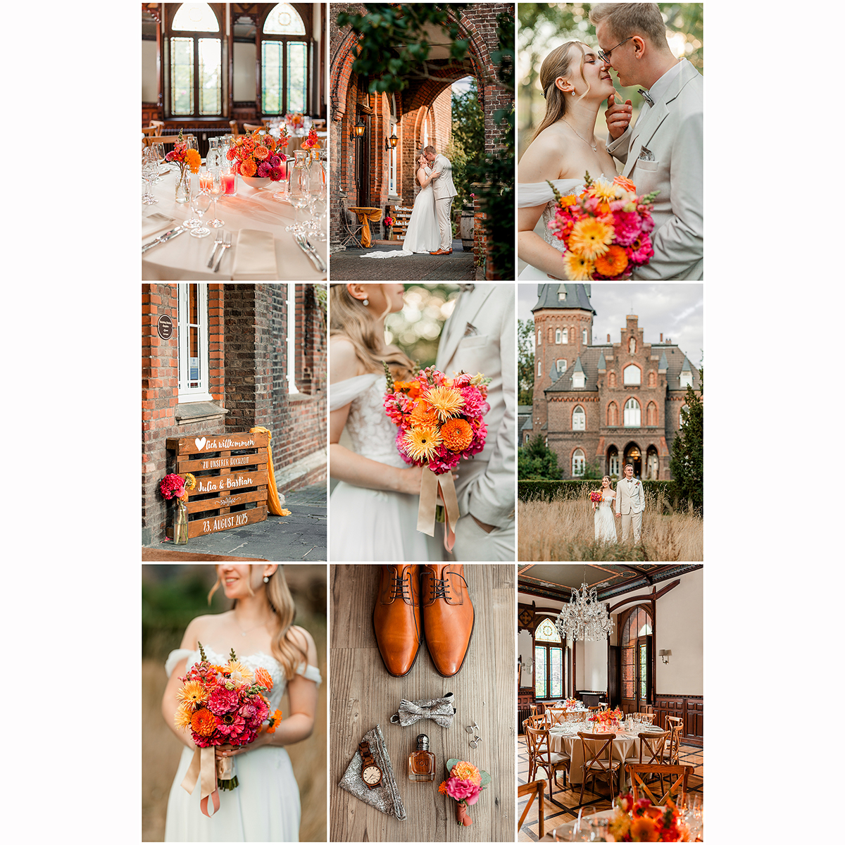 Burghochzeit im Sunset-Colour-Ambiente
Vor ein paar Tagen durfte ich diese romantische wie farbenfrohe Sommerhochzeit aus der Marienburg in Monheim am Rhein begleiten. Mit ihrer Burgkulisse und der romantischen Atmosphäre, ist diese Hochzeitslocation einfach zum Verlieben.
Geplant war eine freie Trauung unter freiem Himmel, doch das Wetter hatte andere Pläne. Die Zeremonie wurde in das Innere der Burg verlegt. Und dennoch (oder gerade deswegen) war die Trauung sehr persönlich, emotional und mitfühlend.
Passend zu der Hochzeitsfarben meines Brautpaares, wagte sich zum Abend hin, tatsächlich die Sonne unter den dicken Wolken hervor, so dass wir ein paar romantische Gegenlichtaufnahmen einfangen konnten. Dress: @cinderella_brautmode_ Venue: @marienburg_monheim Ceremony: Isabell Vögelfänger DJ: @dj_nicolas_albrecht Patisserie: @patisseriemitliebe
📷 Mehr Eindrücke folgen bald!
#Hochzeitsfotograf #MarienburgMonheim #Hochzeit2025 #WeddingVibes #WeddingPhotography #MarienburgMagic #VerliebtVerlobtVerheiratet #Rheinromantik #HochzeitslocationNRW #burghochzeit #hochzeitmarienburg #hochzeitmarienburgmonheim #sunsetcolour #hochzeitsfotografie #hochzeitsfotografköln