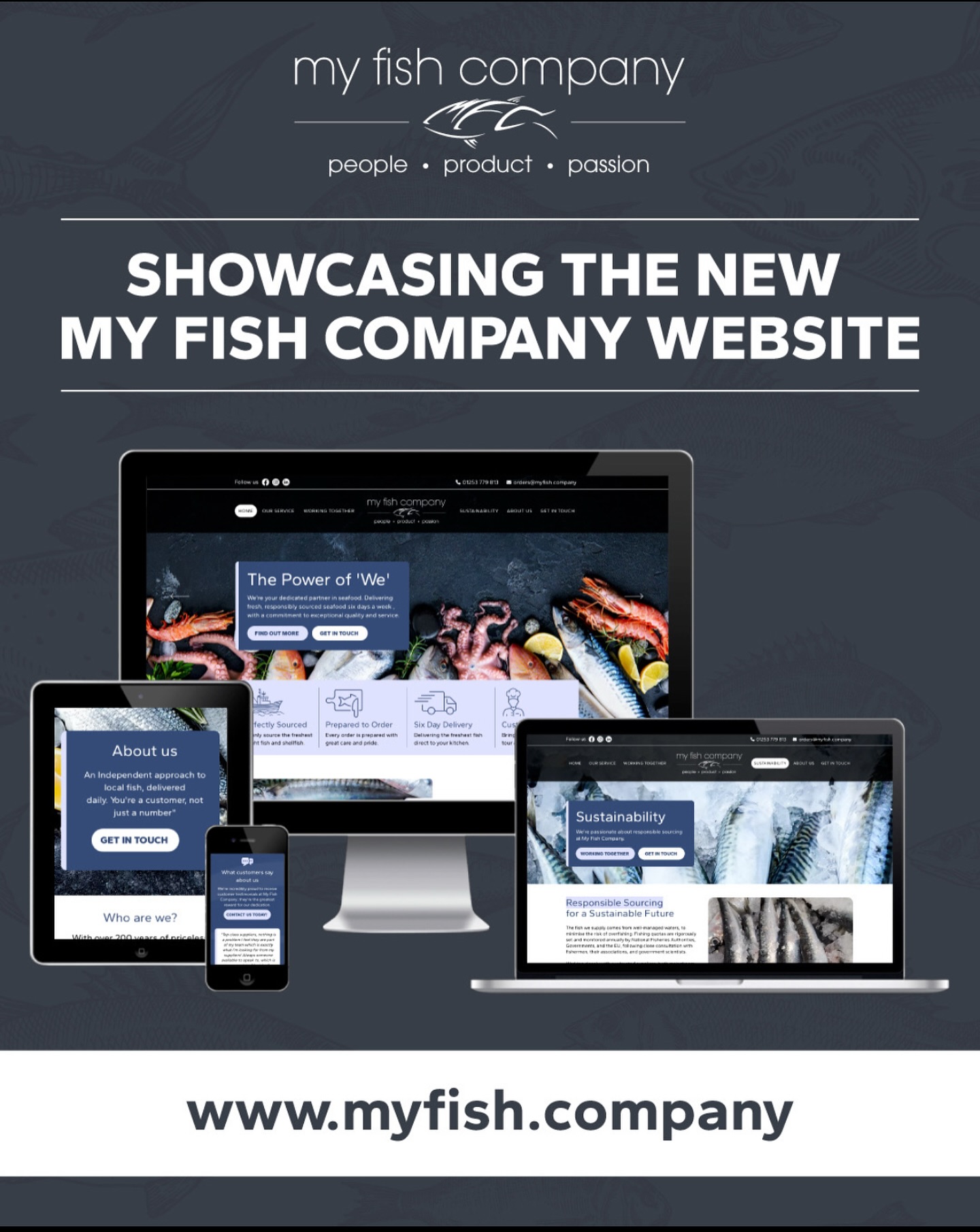BIG NEWS! 📢 We’re absolutely thrilled to announce that our brand new My Fish Company website is OFFICIALLY LIVE! 🎉
We’ve been working hard behind the scenes with the team @umamifooddesign to create a more user-friendly, visually stunning, and informative experience for all our amazing customers and partners.
🐟 What’s New? 🐟
✅ Sleek Design: Easier navigation to find exactly what you’re looking for.
✅ Expanded Product Info: Dive deep into our sustainable sourcing.
✅ Seamless Ordering: A smoother process to link to OrderLion to get the freshest seafood to your door.
✅ Meet the Team: Learn more about the passionate people behind My Fish Company!
Whether you’re a restaurant looking for wholesale supply or simply curious about the journey of your seafood, our new site has something for everyone.
Click the link in our bio to explore! Let us know what you think in the comments below! 👇
#MyFishCompany #FreshSeafood #SustainableSeafood #SeafoodSupplier #OnlineExperience #FoodService #SeafoodLovers
