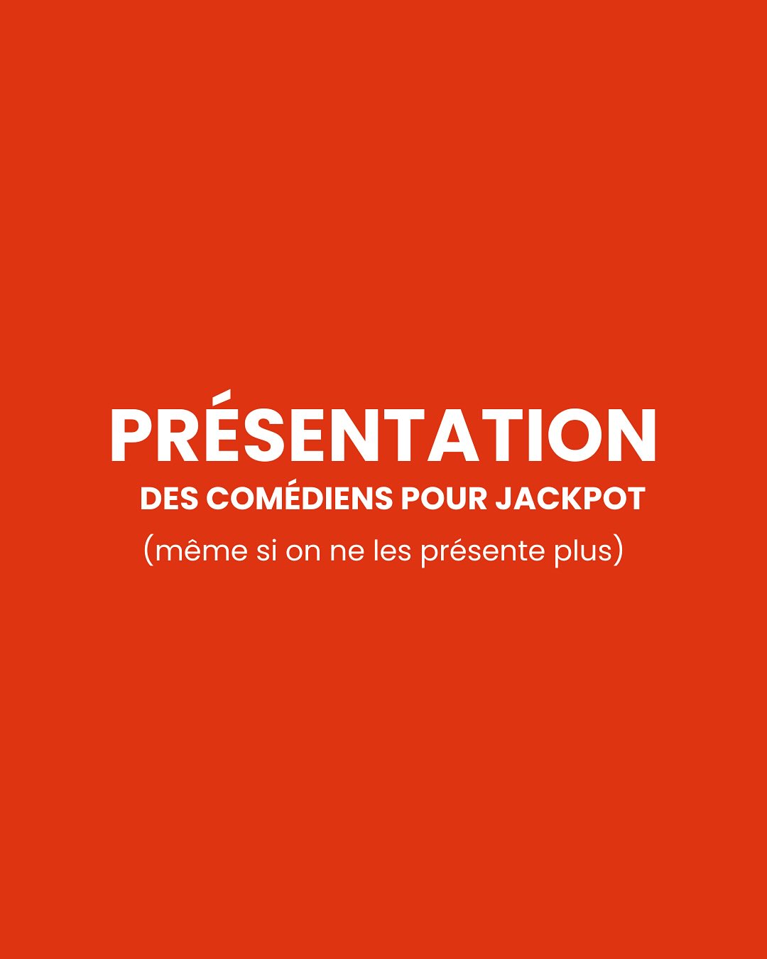 On revient pour une nouvelle saison !🤪
Vous nous avez déjà applaudis, vous avez ri, vibré et partagé de grands moments avec nous… et bonne nouvelle : on reprend place sur scène cette année encore
👉 Thierry : notre incontournable maître de l’improvisation
👉 Aurélie : la complice au charme inimitable
👉 Tatoune : l’énergie débordante qui vous entraîne à chaque spectacle
On attend plus que vous pour écrire la suite de cette belle aventure !!!!
🔔 Rendez-vous le 27 septembre à Lorette
📅 Réservez vite vos places, la saison s’annonce bouillante 🔥🔥🔥🔥