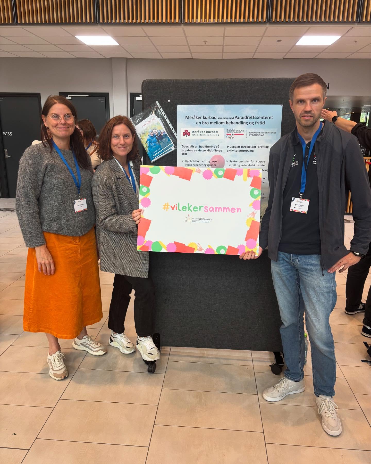 Vi deltar på konferanse med fokus på fritid for alle, og hvordan bli bedre sammen på tvers av sektorer🙌 #vilekersammen #habilitering #nkbuf #paraidrettssenteret #idrettsklyngevest