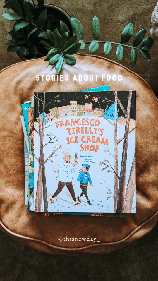 ✨ Warning:
This picture book stack may encourage food cravings and grocery store trips! ☺️
We love stories that include food! Four of our top favorites are Seven Silly Eaters, Thank You Omu, Francesco Tirelli's Ice Cream Shop, and Dumplings for Lili (not pictured). 🫶🏽
➡️ Comment "List" for a list of all of the books on this stack PLUS a bunch more!!
For more food fun, check out my #livingbooklegacy friend's posts:
@treasuredhourbookshop
@juiceboxhomeschool
.
.
.
#picturebooksofinstagram #cookingforkids #foodbooks #booksaboutfood #foodpicturebooks #foodstories #storiesaboutfood