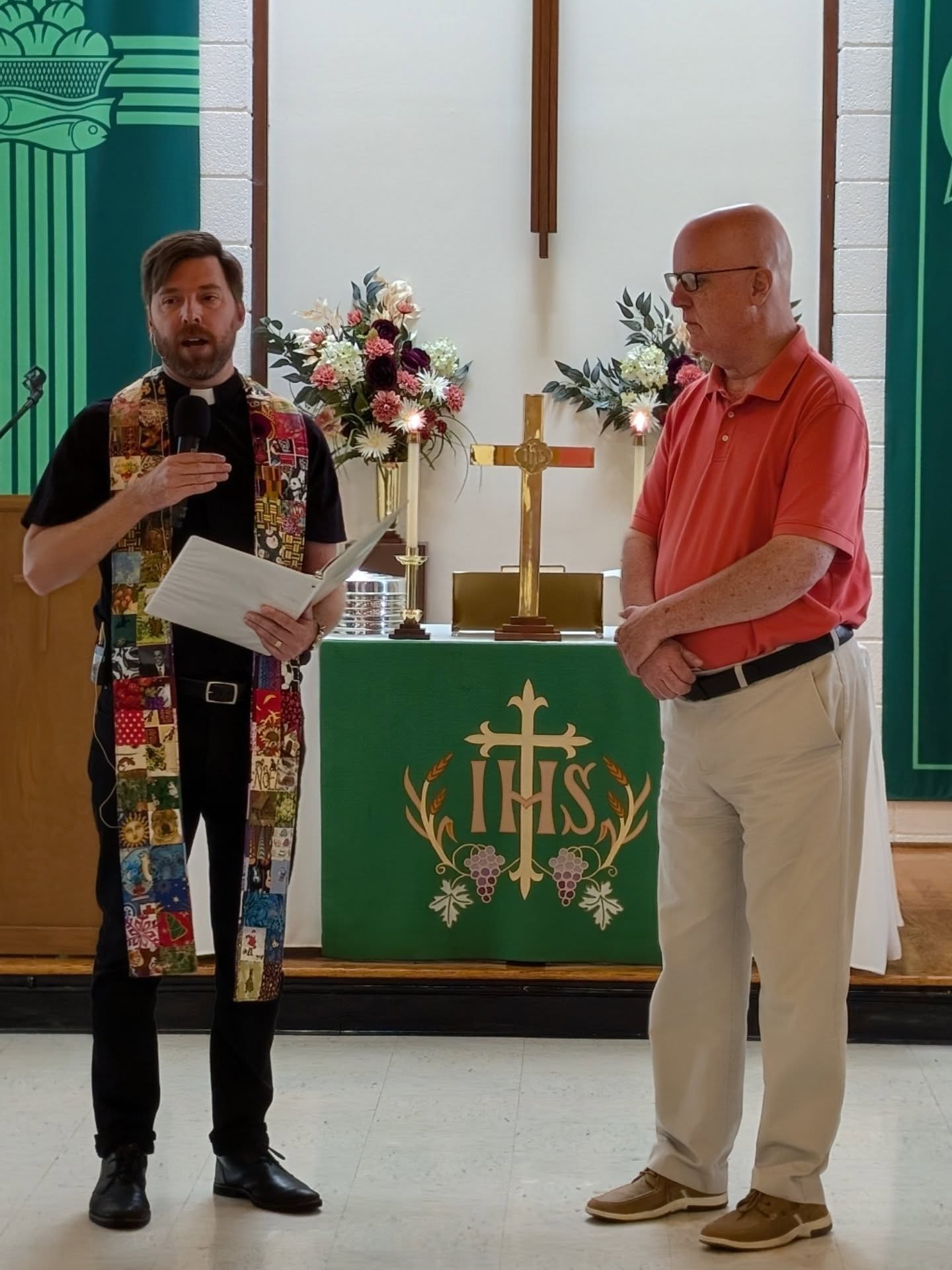 We welcomed Scott into membership today and resumed our First Sunday fellowship. Wishing everyone a blessed week!