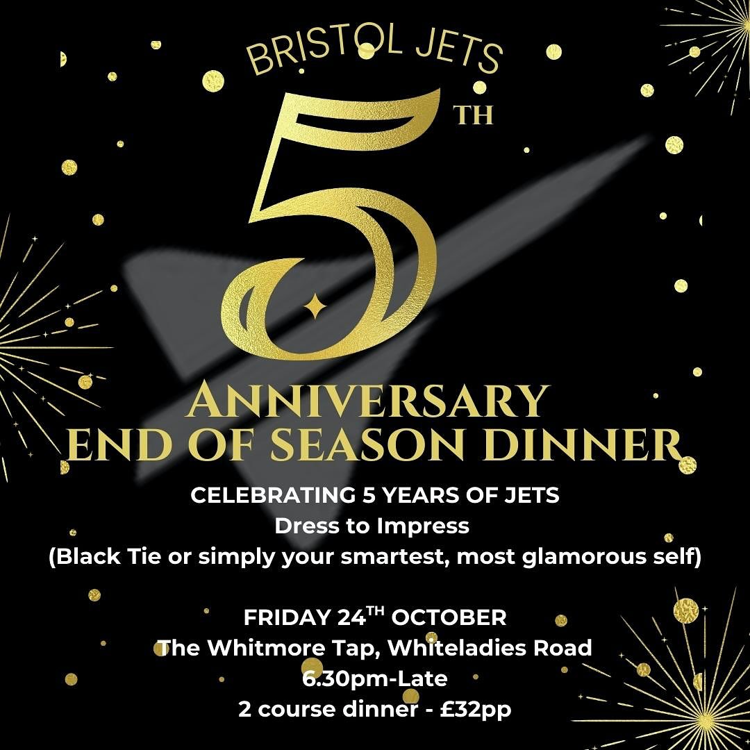 🍾 the Biggie - Jets end of Season Dinner! 🍾
Celebrating another great year and 5 years of Jets 😍 Get your name down on *Heja* - this is not one you’ll want to miss 🍻🎉🏉
#JetPack