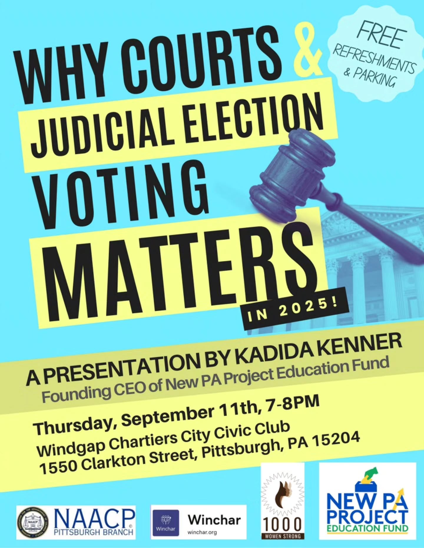 We're in the building next week! Grateful to be collaborating with @nppef and being a part of the movement!
#1KWS
#WeAreWhereBlackWomenAre
#Pittsburgh
#VoterEducation