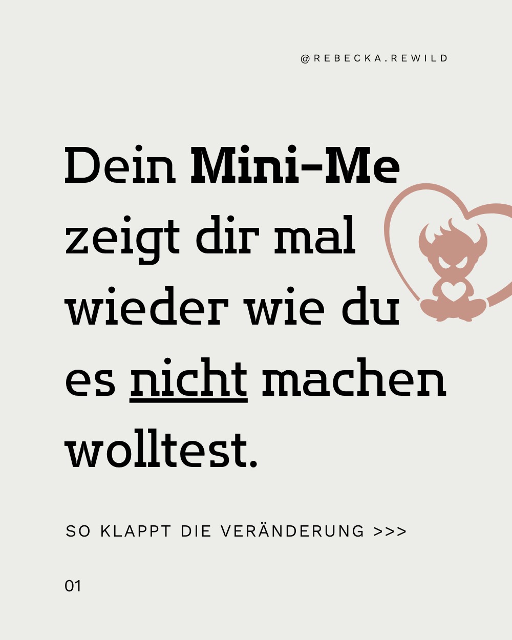 Das kennst wohl jede Mama: dein Kind macht oder sagt etwas und dir wird schlagartig klar, dass du genau das nicht so weitergeben wolltest wie du es von deinen Eltern übernommen hast.
Keine Sorge, deine Kinder werden auch gute Eigenschaften von dir übernehmen - aber wenn du wirklich eine Veränderung in deinem Verhalten, vor allem in deinen spontanen Reaktionen willst, braucht es mehr als Bewusstsein.
Die Zellen in deinem Körper stecken voll von all deinen Erfahrungen und sogar dem was deine Vorfahren erlebt haben. Damit wird dein Autopilot gesteuert wenn es drauf ankommt.
Hast du Lust deinen Körper, deine Emotionen und deine Geschichte nochmal neu zu entdecken? Dann ist DEEP POWERFUL ROOTS vielleicht das richtige für dich, schreib mir einfach wenn du mehr wissen willst 🌳