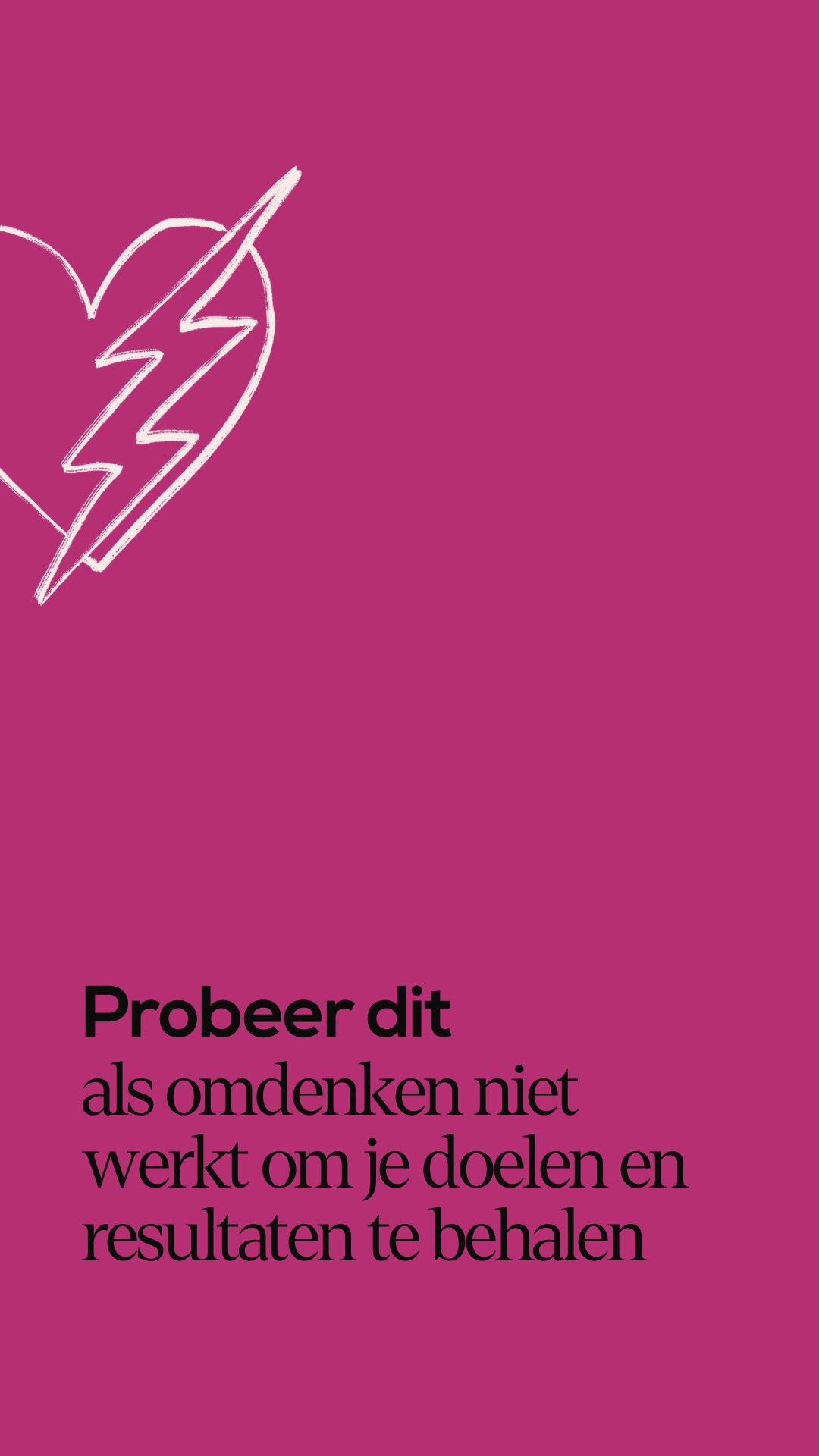 Probeer dit als je een doel hebt waarbij je merkt dat een specifieke gedachte je steeds probeert tegen te houden, je bevriest of zorgt dat je twijfelt en uitstelt:
Wanneer je bewuster wordt van je gedachten, ben je geneigd om de gedachte die je tegenhoudt āom te denkenā: āah joh, zal toch wel meevallen. Wat is het ergste dat kan gebeuren?ā. Het recept wat je hebt geleerd: Positief framen en je niet laten tegenhouden door je angstige mind.
Sure, dat kan ontzettend helpend zijn als je begint met persoonlijk leiderschap.
Maar als de gedachte blijf terugkomen in allerlei vormen en vermommingen stel jezelf deze vraag:
Wat als die gedachte wijsheid in zich heeft?
Dus in plaats van het af te stoten, weg te bewegen of bagataliseren: wees er nieuwsgierig naar.
šWat wil dit me vertellen?
šWelke waarheid zit er in?
šWaar wil het me voor behoeden of bij helpen?
Toen ik dit vanmorgen met mijn klant deed, kreeg ze een shift wat haar direct kalmte, duidelijke richting/stappen naar haar doel en energie om ervoor te gaan opleverde ā¤ļøāš„
Volg @jannekevdwouw voor het gebruiken van je lichaamsintelligentie naar een stralend energiek leven.