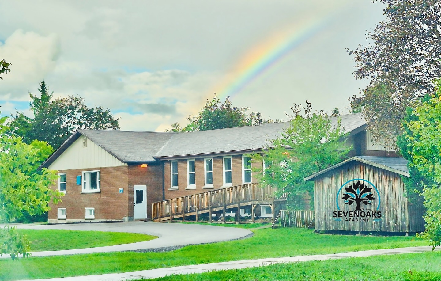 Rainbows fade… but the real pot of gold is everlasting: the knowledge and values we pass on to our students at Sevenoaks Academy. 📚 🌈