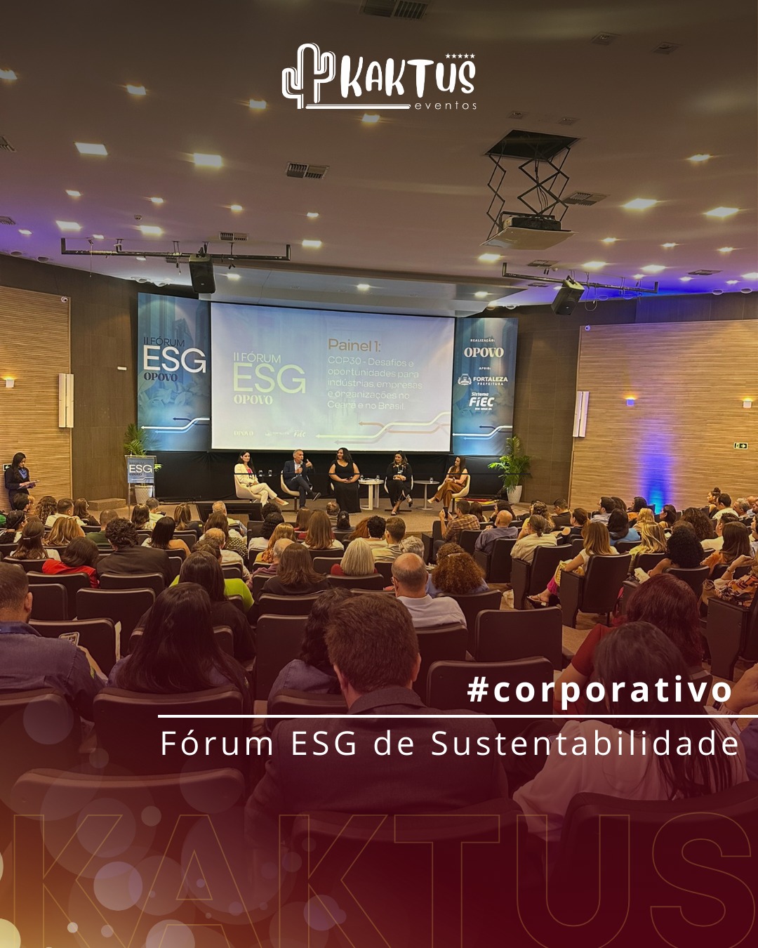 A contratação de uma empresa organizadora e profissionais experientes faz toda a diferença para garantir excelência em cada detalhe — do planejamento à execução.
📌 Eventos corporativos de impacto não acontecem por acaso: são fruto de estratégia, técnica e dedicação de quem entende que cada encontro é uma oportunidade de gerar conexões e resultados.
✨ Realizamos a entrega de mais um evento: O Fórum ESG de Sustentabilidade, realizado pelo jornal O Povo, que mostrou mais uma vez a força dos debates que unem inovação, responsabilidade social e práticas sustentáveis. 🌱💡
📌Grandes empresas confiam na Kaktus Eventos para planejar e realizar encontros estratégicos.
Fale com nosso time! Link na bio.