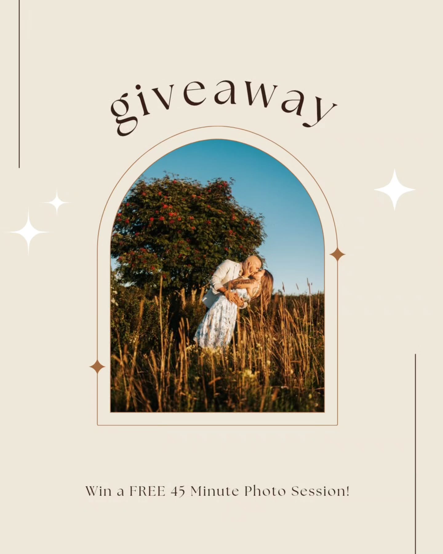 ✨️ It’s Giveaway Time! ✨️
Want to upgrade your family, couples, or branding photos? Here’s your chance 👇
✨ Like this post
✨ Follow @glow.media.nb & @nb.microweddings
✨ Tag your friends in the comments — each tag = 1 entry
✨ Share this post to your stories for +5 bonus entries
The winner will be drawn September 21st right here on THIS page only.
Please ignore any comments or messages claiming you’ve won — we’ll announce and tag the winner in our official post.
The photo session must be done in Saint John, NB.
Good luck & happy tagging! 📸