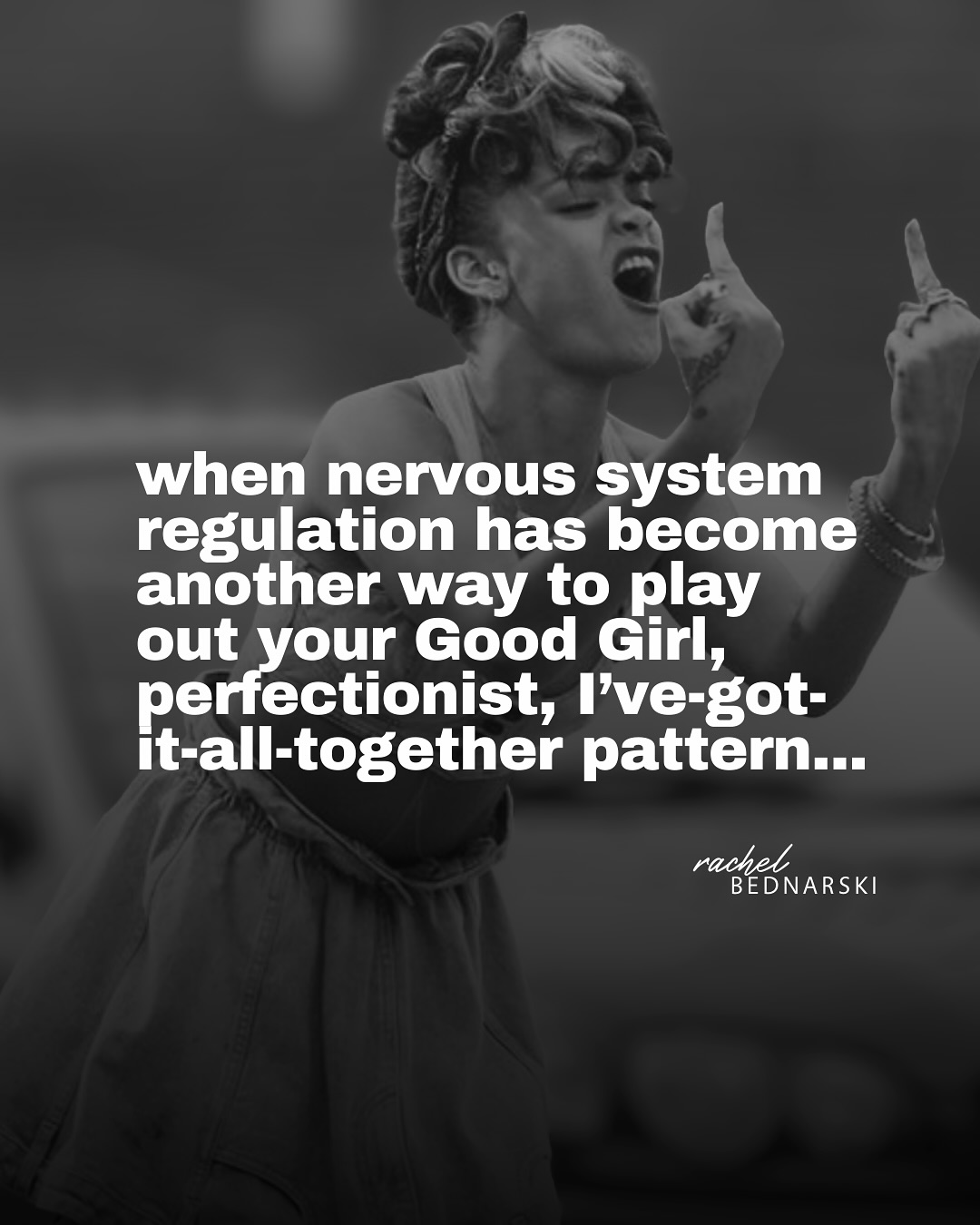 This is 100% my pattern too, btw, and it’s a tricky one to spot for ourselves because control is our nervous systems sneakiest safety pattern.
Comment ‘beyond’ and I’ll send you my free nervous system guide that’ll show you towards the next step now that you’ve mastered regulation, gotten the A+, and know there is more to your ‘healing’.
——————
#nervoussystem #nervoussystemregulation #nervoussystemhealing #somatics #somatictherapy #somaticcoach #somaticawareness #healingjourney