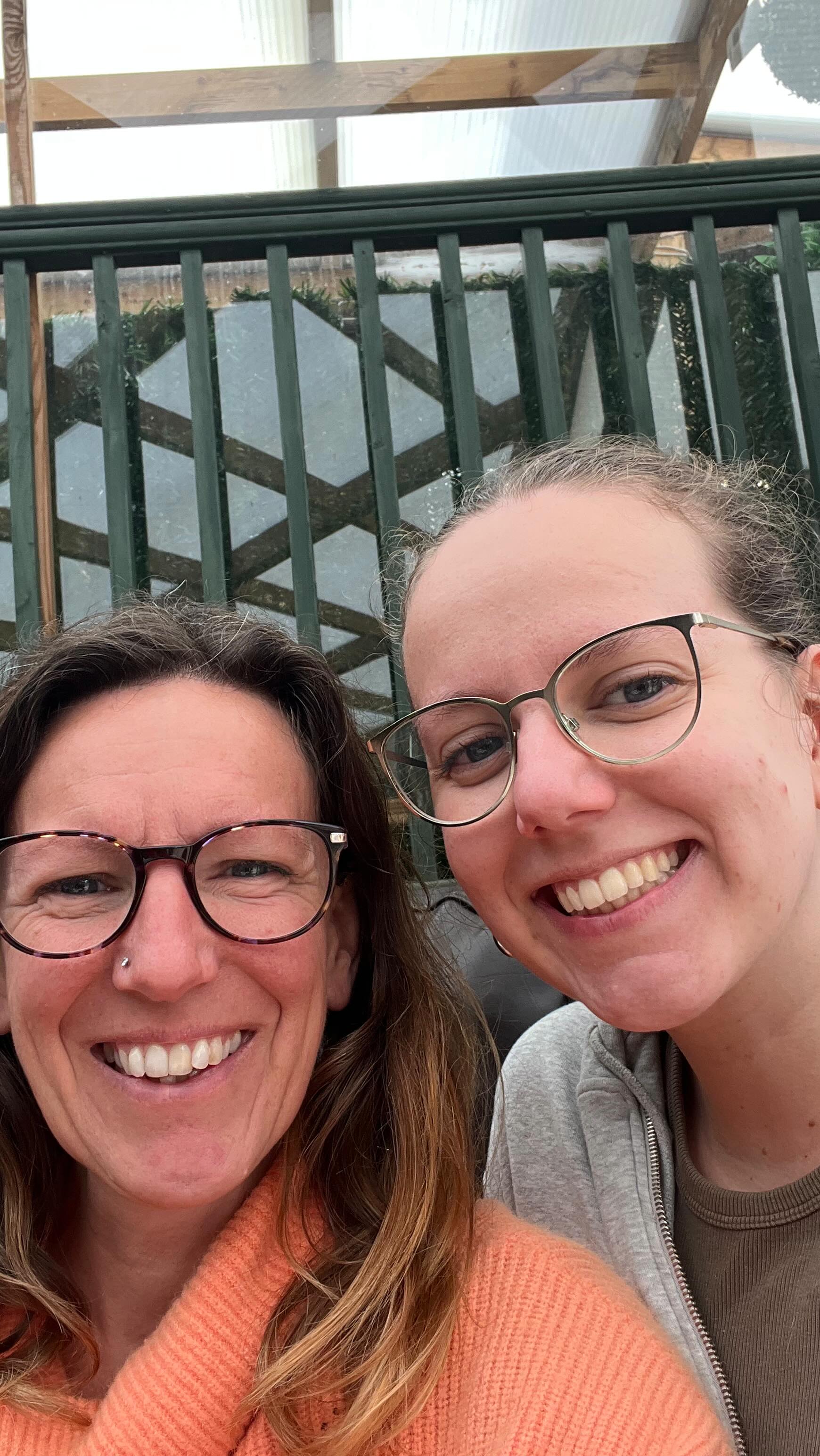 So a thing happened today!!! 🙌🏻🩵Olivia totally got me, I thought Jamie & her were in Singapore but no they came to surprise me in Devon with Elouisa! 😳🤪🤣🥳What a wonderful surprise 🥰 I still can’t quite believe it!!! Totally got me!!! Look at the rainbow 🌈 I saw this morning ❤️💫🙏🏻🥰😍 #family🩵 #gotcha! #beautifulsurprise😍