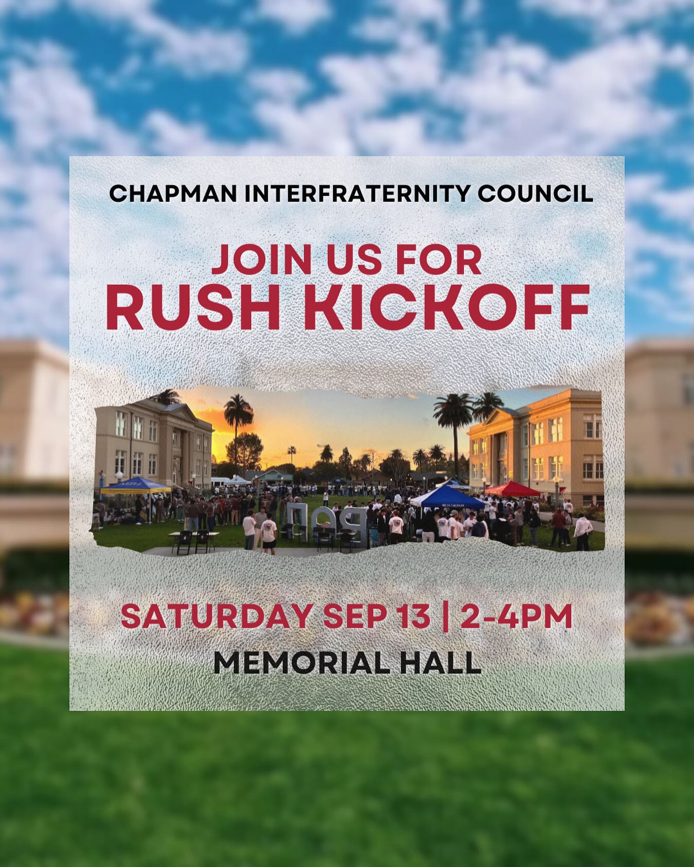 Fall recruitment is starting soon with the *mandatory* Rush Kickoff on Saturday September 13th! Be sure to register using the link in our bio.