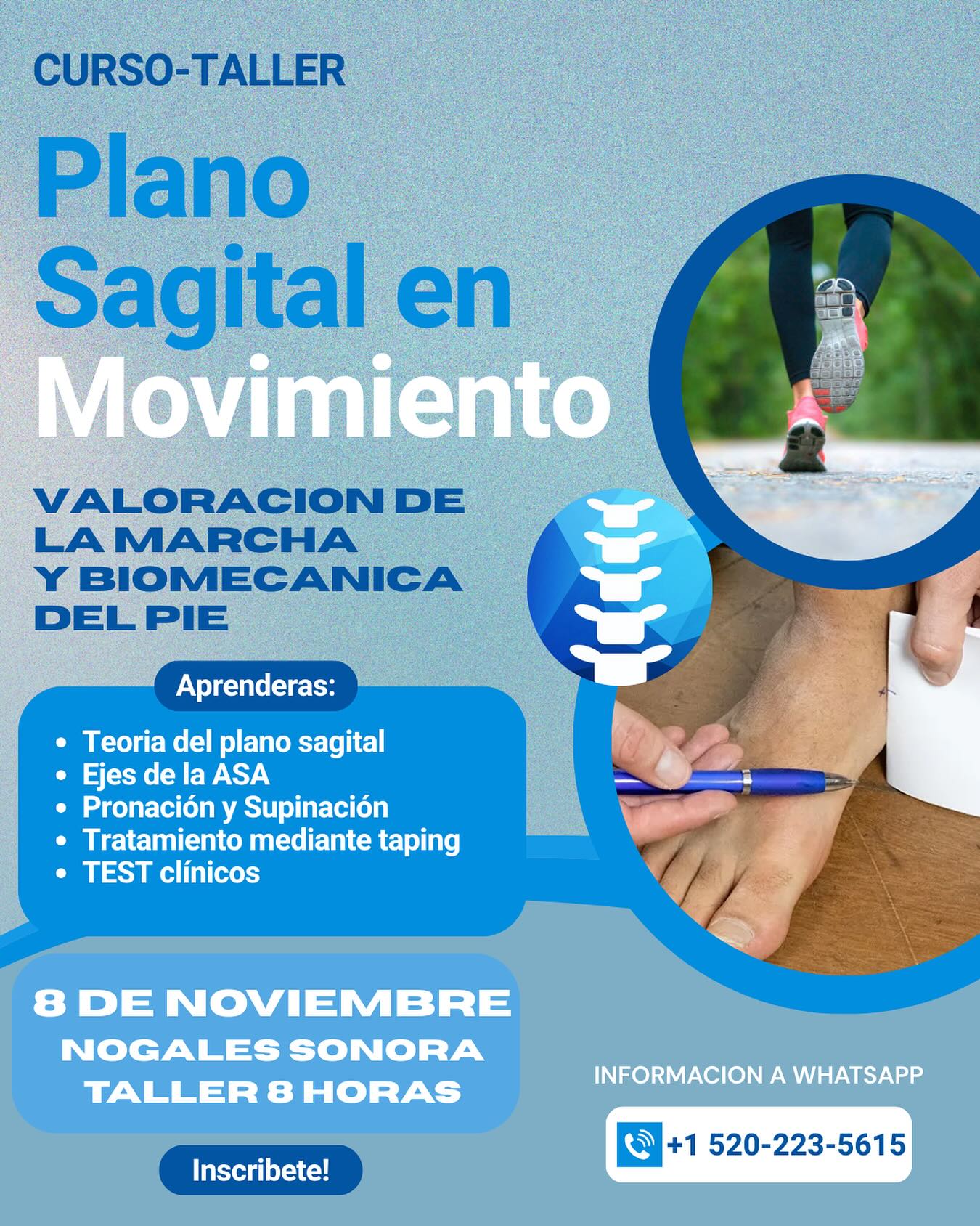 📩 Mándanos mensaje para recibir toda la información del curso.
👣 No te pierdas esta herramienta para tu formación profesional.
🧑⚕️ Durante el curso, el instructor compartirá una visión global para resolver casos clínicos de la marcha y brindar nuevas perspectivas en un taller diseñado para ti.
#avanzafisioterapia #vamospormás #tallerplanosagital