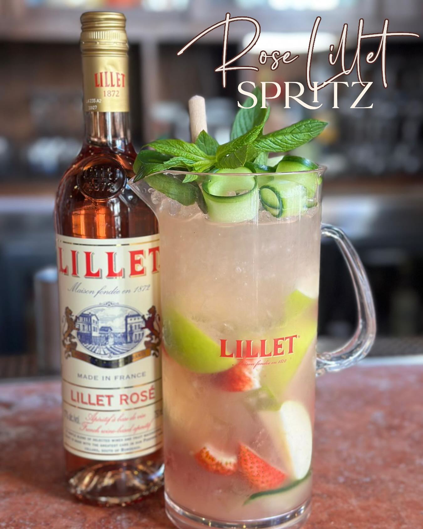Lot Twenty Cocktail of the Week
- ROSE LILLET SPRITZ -
Spring is here & it’s time for Spritz
Rose Lillet Spritz Jug
$38
@lillet
Have you checked out upcoming events yet? Tickets are on sale now for upcoming dates; Rosé & Dumplings, Spicy Margs & Tacos, Cocktail Classes
Don’t miss out – book your tickets today!
#seeyouintwenty