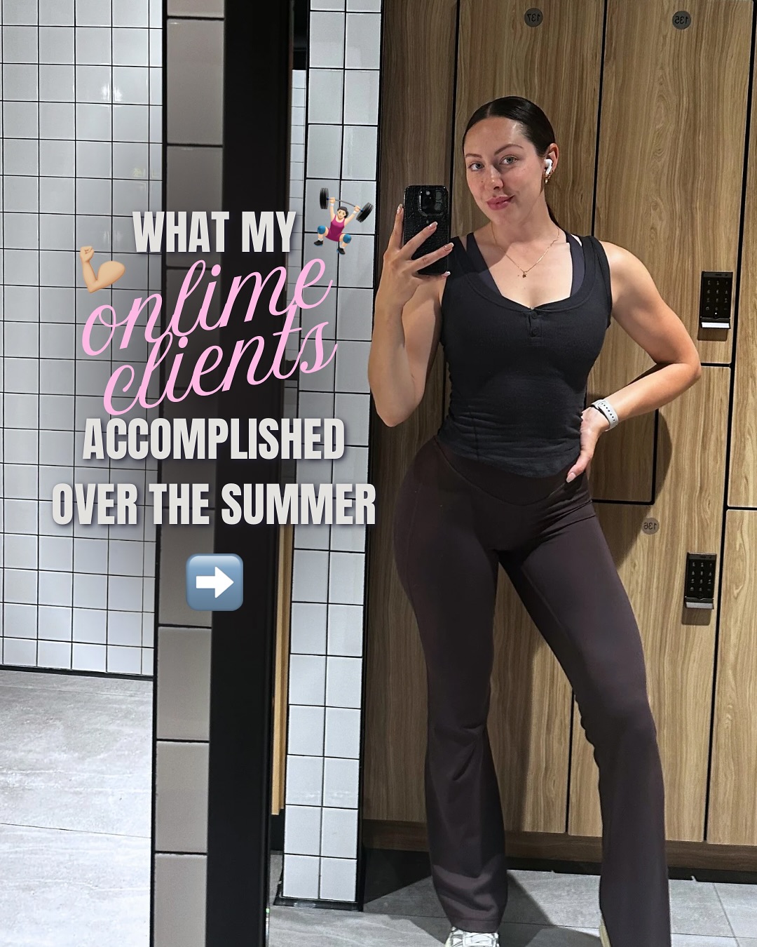 My ladies have been WORKING this summer — arguably the hardest time of the year to make consistent progress with your fitness goals.
Though not impossible; swipe for proof ⬆️
My Fall/Winter PT schedule is set, so if you want to lock in the last 4 months of 2025, send me a DM or apply for online coaching through my bio form. 💌