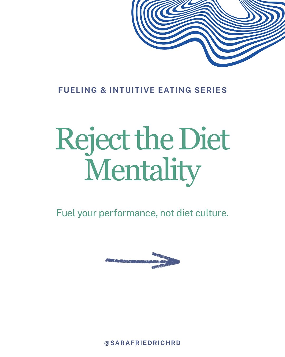 Welcome to Week 1 of the Fueling & Intuitive Eating Series! 🚴♀️🏃♂️ This week, we’re focusing on rejecting the diet mentality—so you can fuel your performance, not diet culture.
Low-carb, “clean eating,” intermittent fasting… athletes are bombarded with food rules that can actually hurt performance. And while it might feel like these rules are helping, they often create stress, confusion, and even under-fueling.
✨ Swipe through to learn how to spot diet culture and take your first steps toward fueling with freedom and confidence.