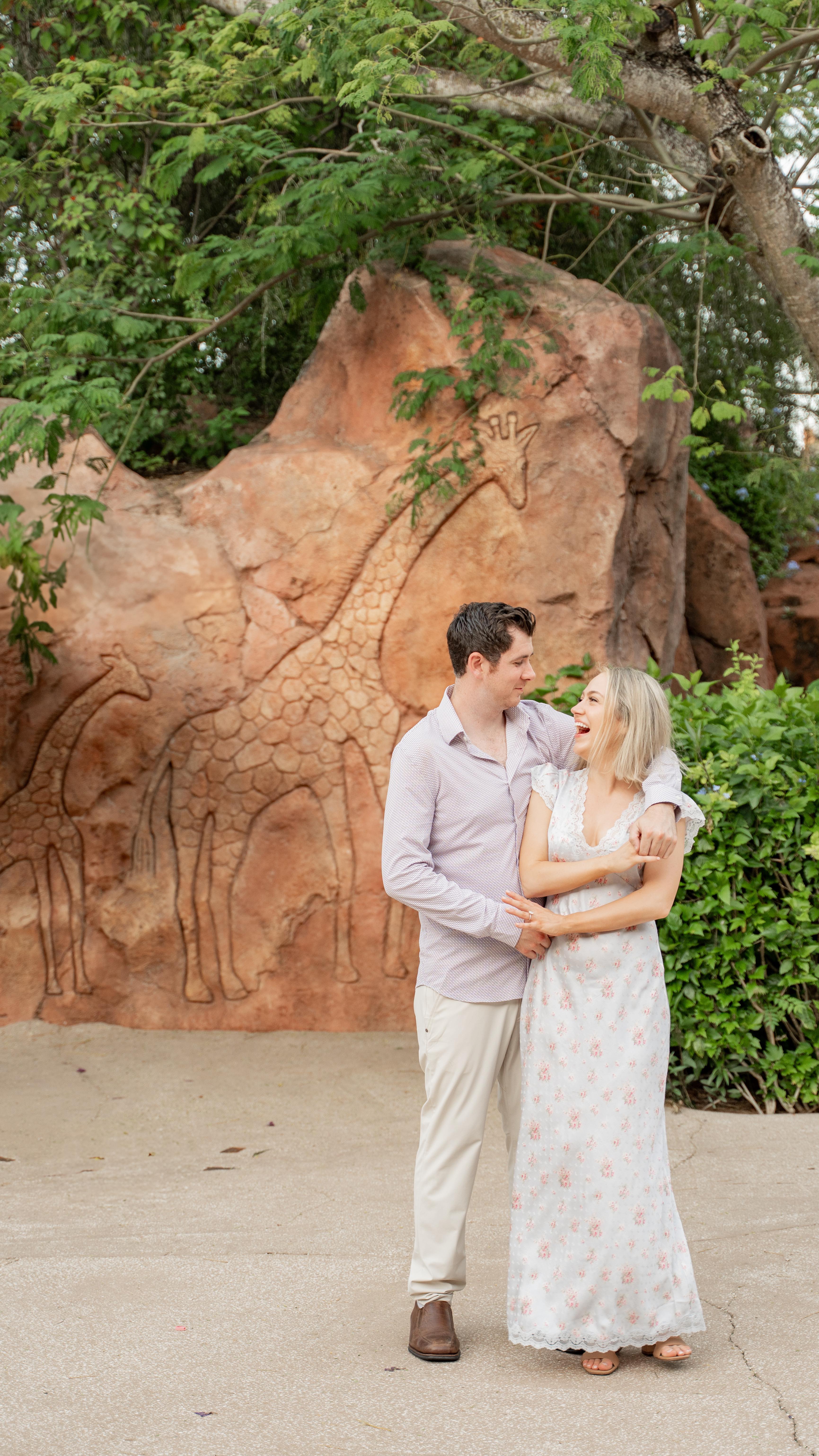 Where else can you celebrate your engagement with a hype squad of Giraffes, Zebras and Okapi? 🤭🦒💍
This proposal at Disney’s Animal Kingdom
Lodge was nothing short of magic!
#disneyproposalphotographer #orlandoproposalphotographer #disneyengagementphotographer #disneybride #disneysanimalkingdomlodge #dakl