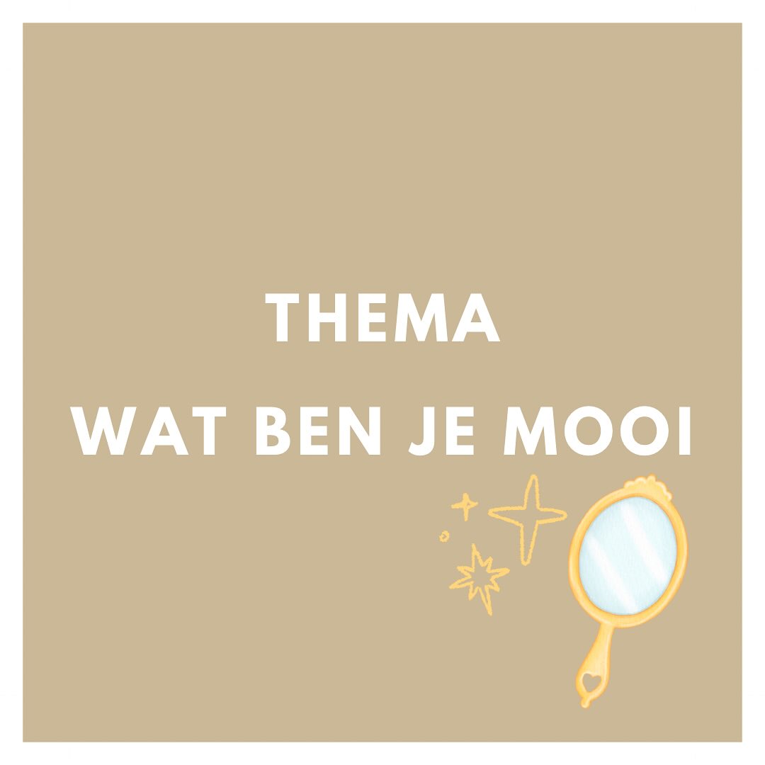Thema wat ben je mooi is van start gegaan! Wat zijn jullie mooi, iedereen is uniek! We trekken onze mooiste kleren aan en gaan samen kijken in de spiegel. 🪞🩷