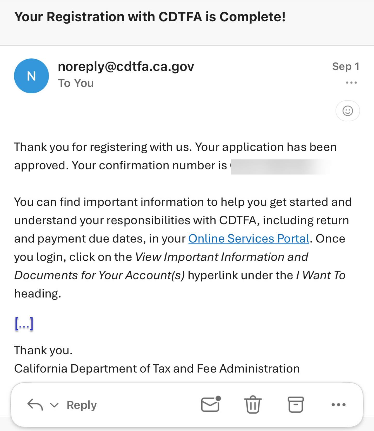 Paperwork + eco gear? Yep, it’s all part of the journey 🌱
Filing forms may not be glamorous, but it’s a key step in building something new. This week I got my California resale certificate 🎉 — which means I can now source fabric locally. More sustainable, more cost-effective, and just down the road.
On a side note, kudos to the California Department of Tax 🙌 — I applied online and had my certificate instantly. Talk about efficient!
And since I am an accountant, yes… I’ll be the one filing the paperwork 😉. Every step — even the not-so-exciting ones — brings Cove Eco Gear closer to creating eco-friendly essentials that fit your lifestyle.
#CoveEcoGear #EcoJourney #BehindTheBrand #EcoGear #SustainableStyle #ConsciousBusiness #SmallBizLife #FromPaperworkToProduct #GreenSteps #EcoFriendlyLiving #BuildWithPurpose