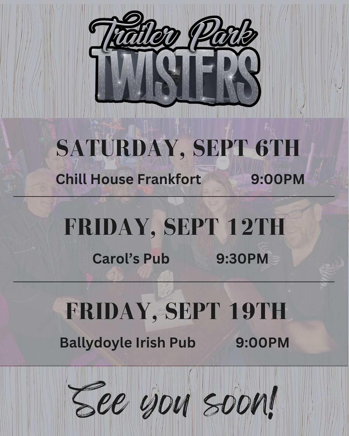 🤠🎶Three chances to see the Twisters this month and it all kicks off TONIGHT!🎶🤠