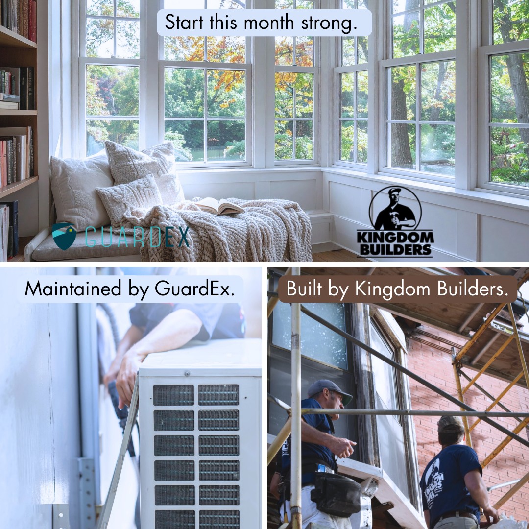 September vibes: from your vision to a home that lasts, Kingdom Builders and GuardEx have it covered! 🍂 #GuardEx #KingdomBuilders #September