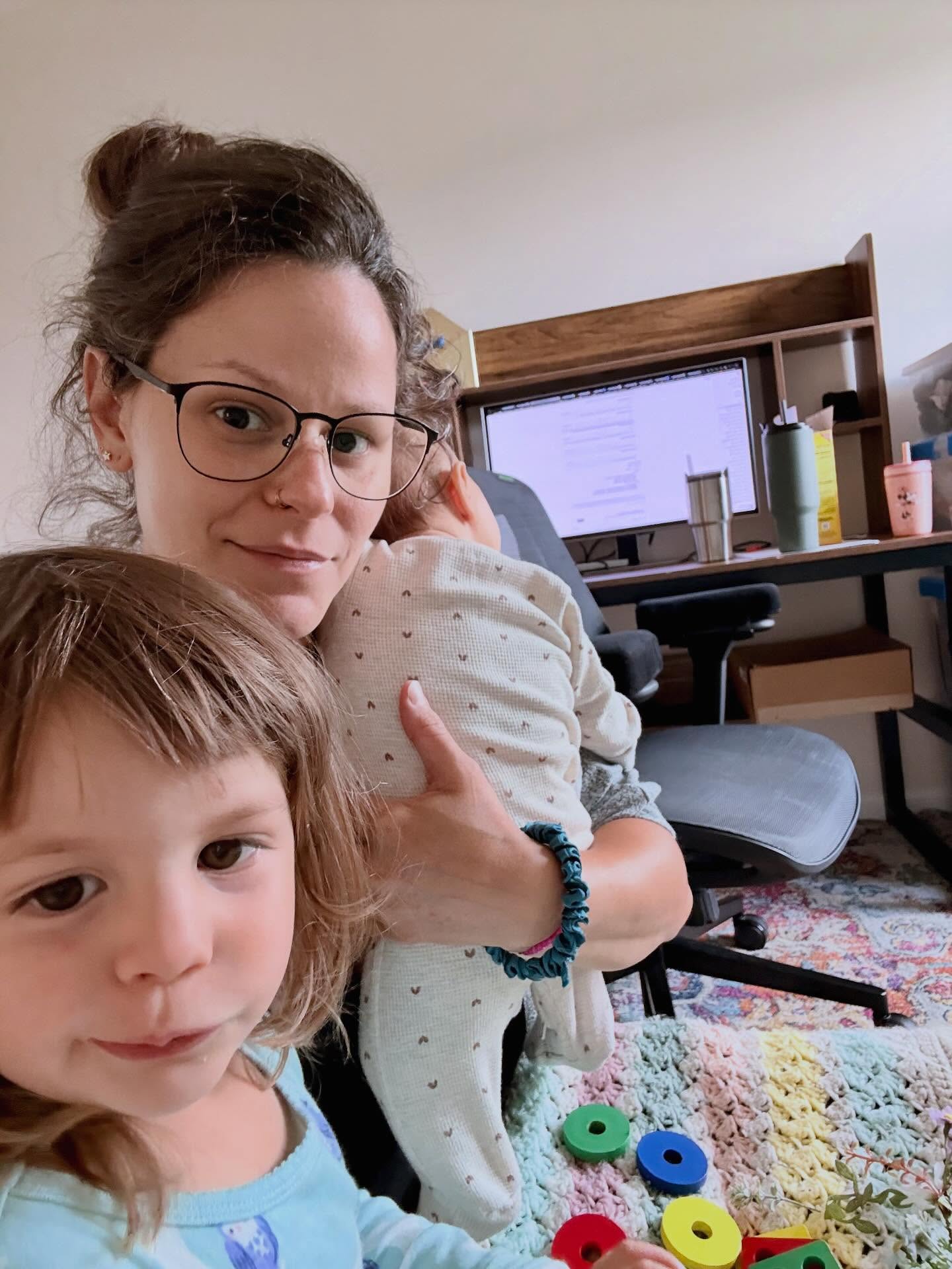 How my days are looking lately. Trying to balance 2 littles, manage a business, brainstorm my next move, keep the house clean/organized, etc. Some days I feel like I’m killing it and others are spent looking around the house too overwhelmed to actually get anything done. Learning that it’s OK to not have everyday be a productive one and that sometimes just spending time with my family and getting nothing else “done” is enough. Anyone else feel like this, or is it just me? 😬😆