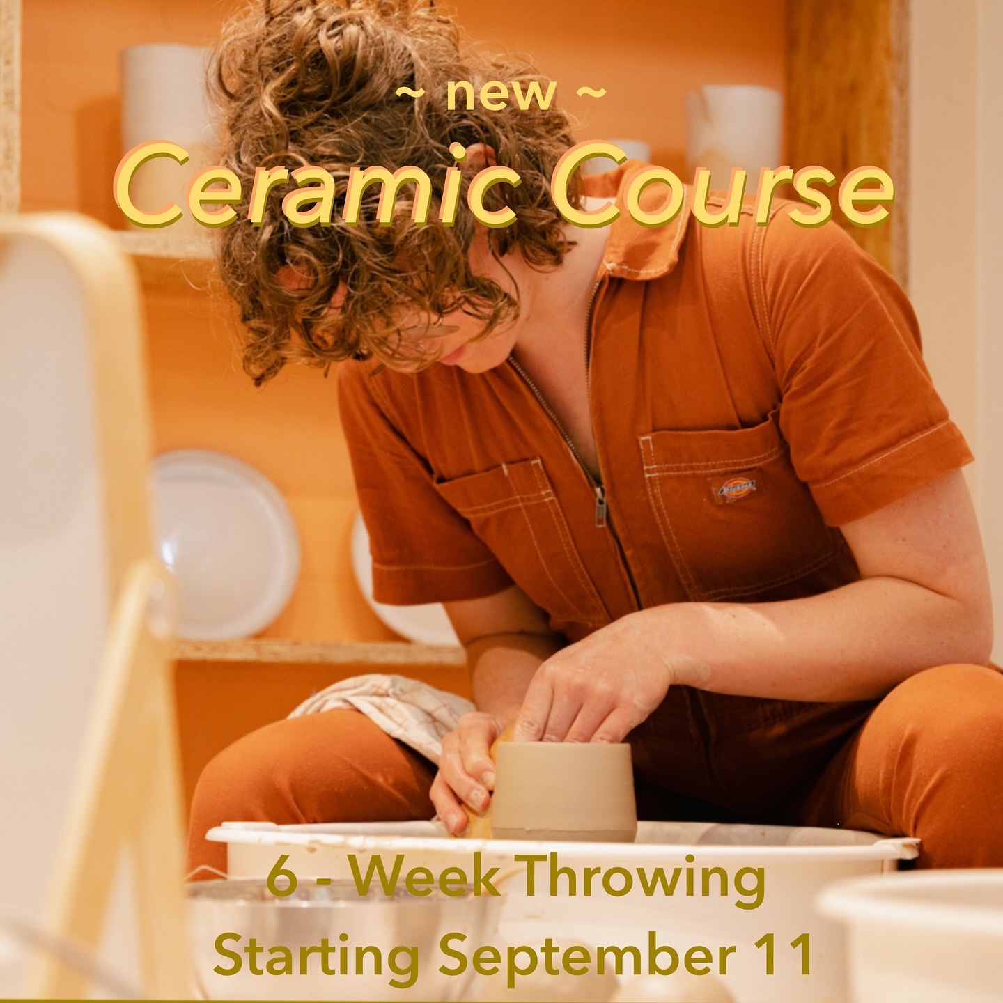 Hi all,
Next week I will start a new 6 week Throwing on the wheel course, and there are still 2 spots available!
Info:
This 6-week course is for those who like to learn how to throw on the wheel! Bought beginners and more experienced throwers are welcome, I will adapt the level to the experience of the student.
In this course we will focus on making sets. If you are a beginner we will focus on making sets of two or three small mugs and bowls, and if you are more advanced you can practice making as much of the same cups as possible or focus on practicing making bigger bowls in sets. And if there is time we can also practise making a little vase, candle holder or donut shape.
There is a max of 4 people for this course and therefor this course is very private and everyone will get a lot of personal attention.
Would you like to join? Send me a message or look at my website (link in bio) to sign up!
Hope to s you at the studio!
Love,
Kim
#ceramics #pottery #potterylove #ceramicsteacher #ceramicstudio #slowmadegoods #handmadewithlove❤️ #madeinamsterdam #wheelthrown #wheelthrownpottery #ceramicmug #tablewaredesign #ceramictableware #mugsmugsmugs