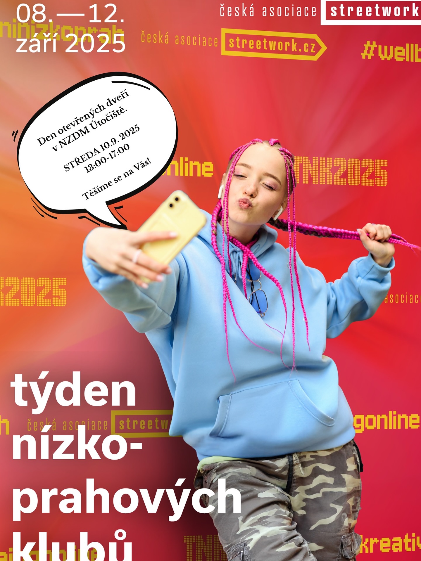 Náš klub je součástí týdne nízkoprahových klubů. Seš zvědavý/á jak to u nás vypadá? Přijď se mrknout . 10.9.2025 od 13:00 do 17:00. #tydennizkoprahovychklubu#2025