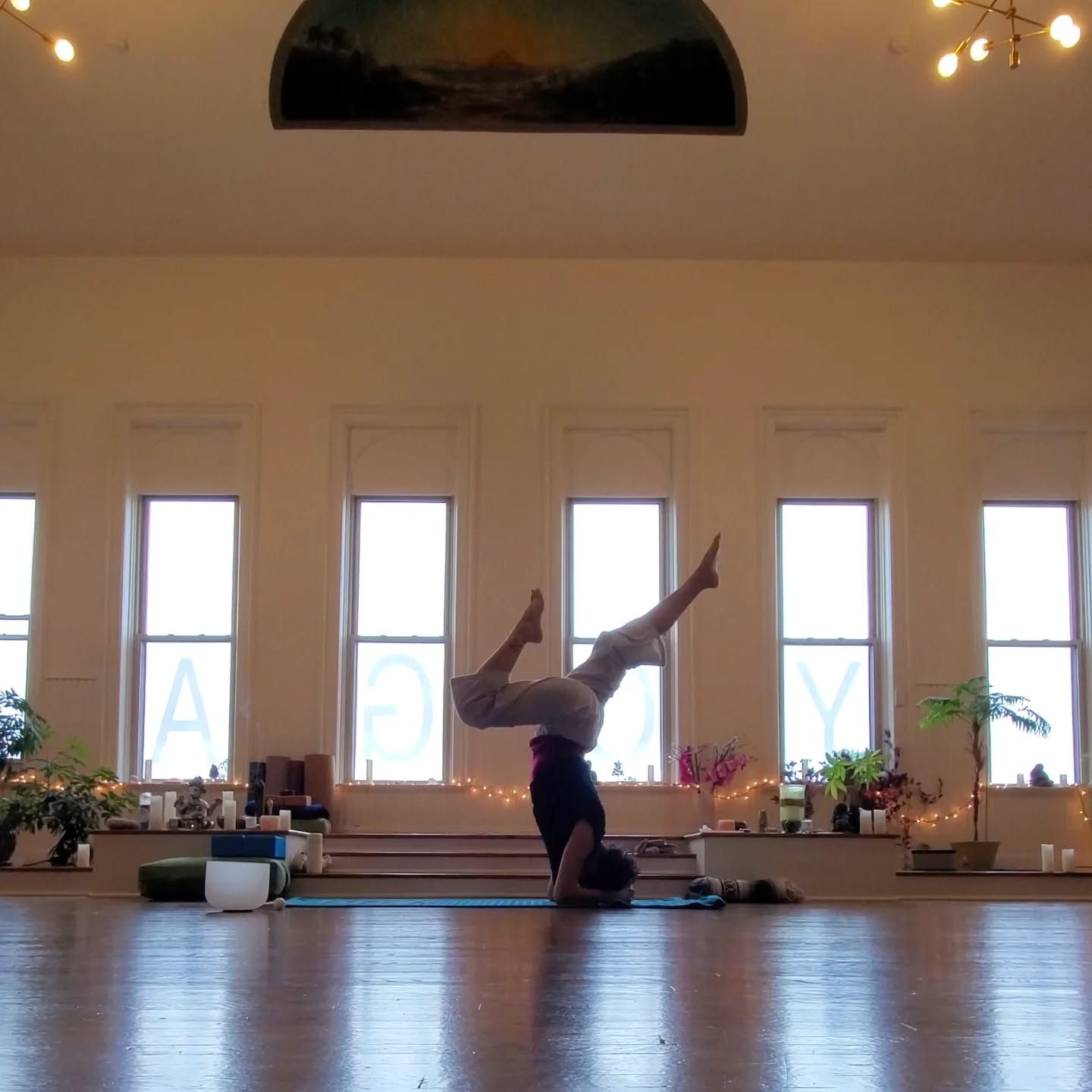 Proud to announce that I have officially taught 100 hours of yoga ! I am beyond blessed for the opportunities that I have been given to grow, connect, and share over this past year, and I am especially thankful for the incredible students and mentors who have guided me along the way. From discipline and mindful action to the gentle mantra of 'do less', I cannot wait to see what the remainder of this year brings as we journey together into both expansion and rest.
A special shout out goes also to Carrie and @radiantyouwellness (pictured), which hosted my very first public classes. 💜🙏🏽
How long have you been teaching yoga? What has changed about your style or about you as a teacher over that time? Let me know in the comments!