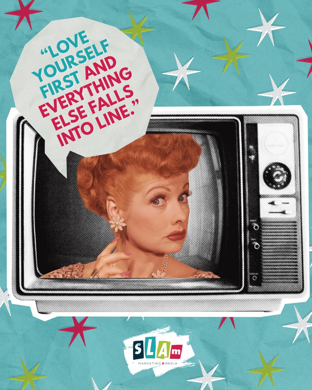 Before we were talking brand voice and content strategy, Lucille Ball was living it:
⨠She knew the power of personality.
⨠She built one of the first female-led studios.
⨠She turned storytelling into a business model.
She understood the assignment ā”ļø when you know who you are, you show up with clarity, confidence and connection - on screen and online.
Whatās your favorite Lucy moment?
#LucilleBall #MarketingIcons #WomenInBusiness #SLAMMM