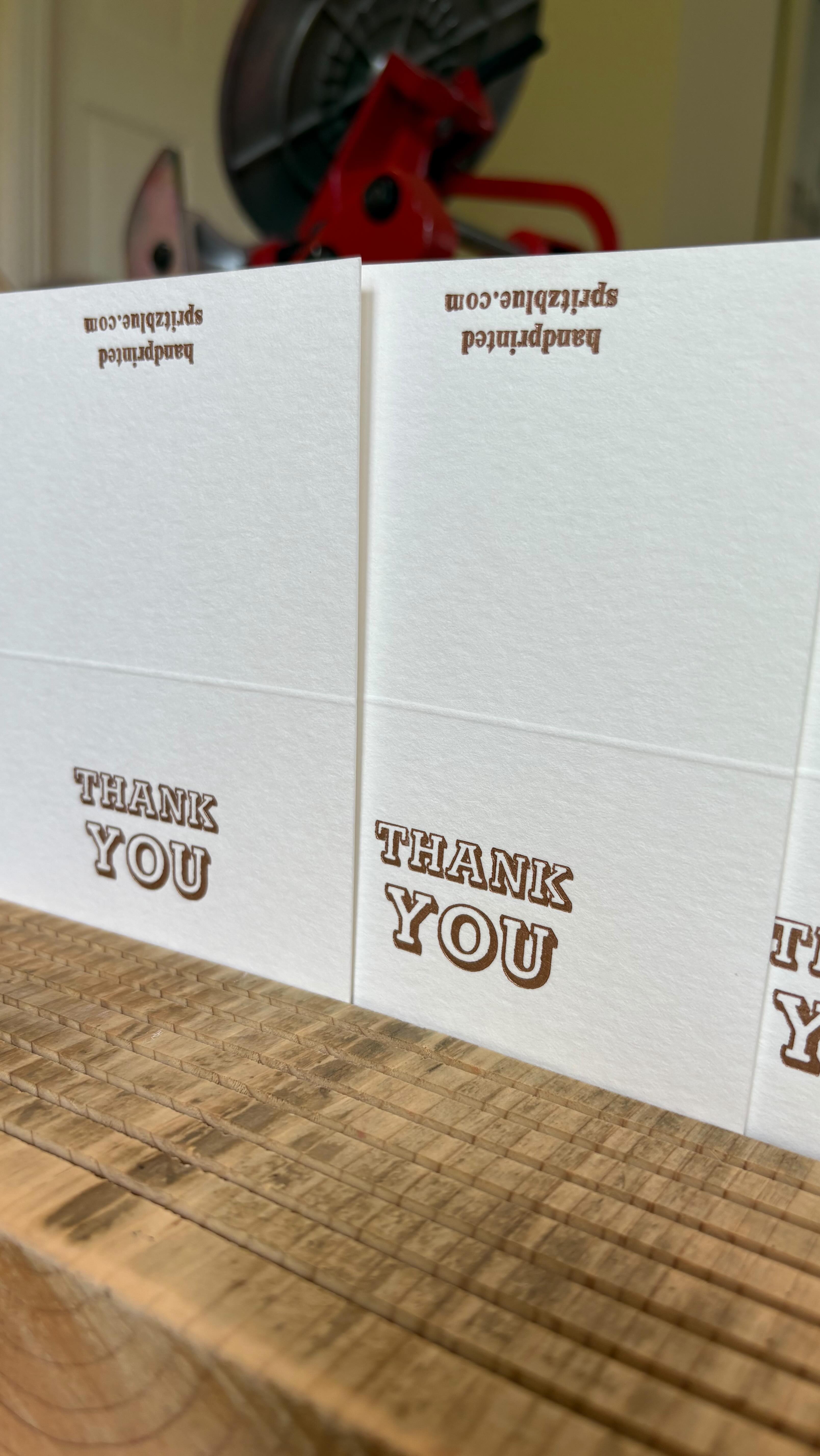 The typeface is actually Rockwell Shadow! And after the copper, came neon green and fuchsia pink.
For more letterpress printing, please press follow.